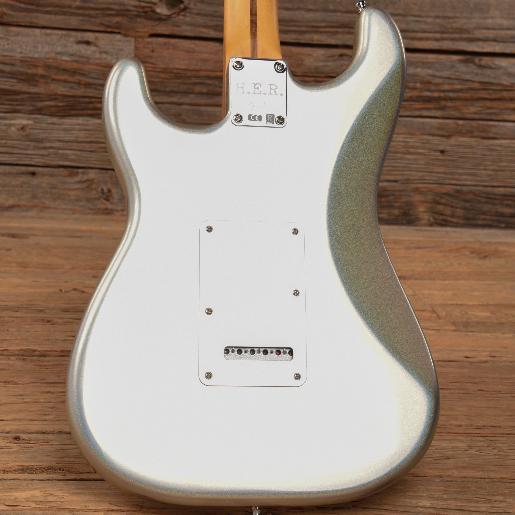 Fender H.E.R. Signature Stratocaster Chrome Glow 2014 Electric Guitars / Solid Body