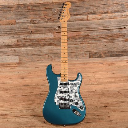 Fender Highway 1 Stratocaster Teal Green Transparent 2002 Electric Guitars / Solid Body