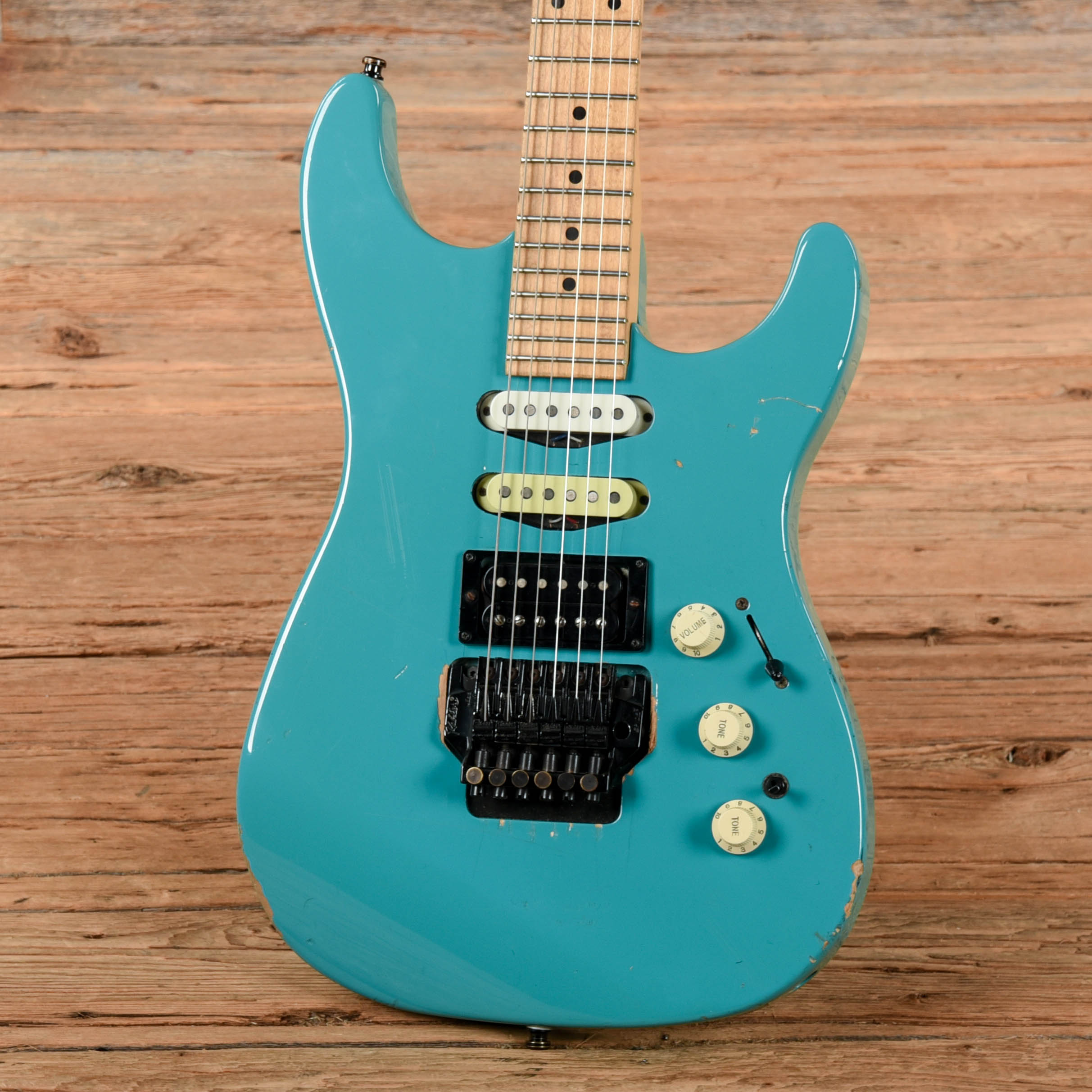 Fender HM Strat Blue 1989 Electric Guitars / Solid Body