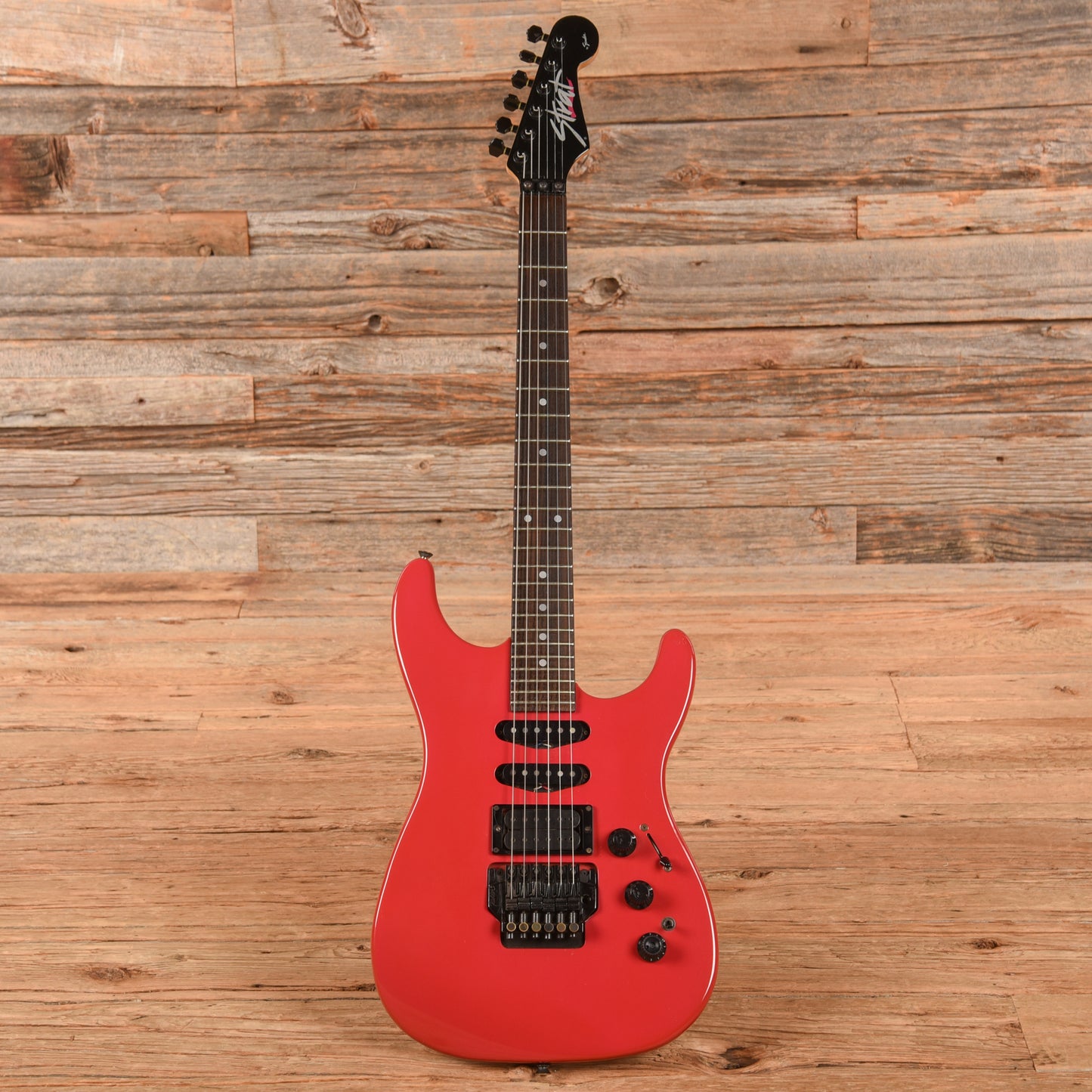 Fender HM Strat Razz Berry 1989 Electric Guitars / Solid Body
