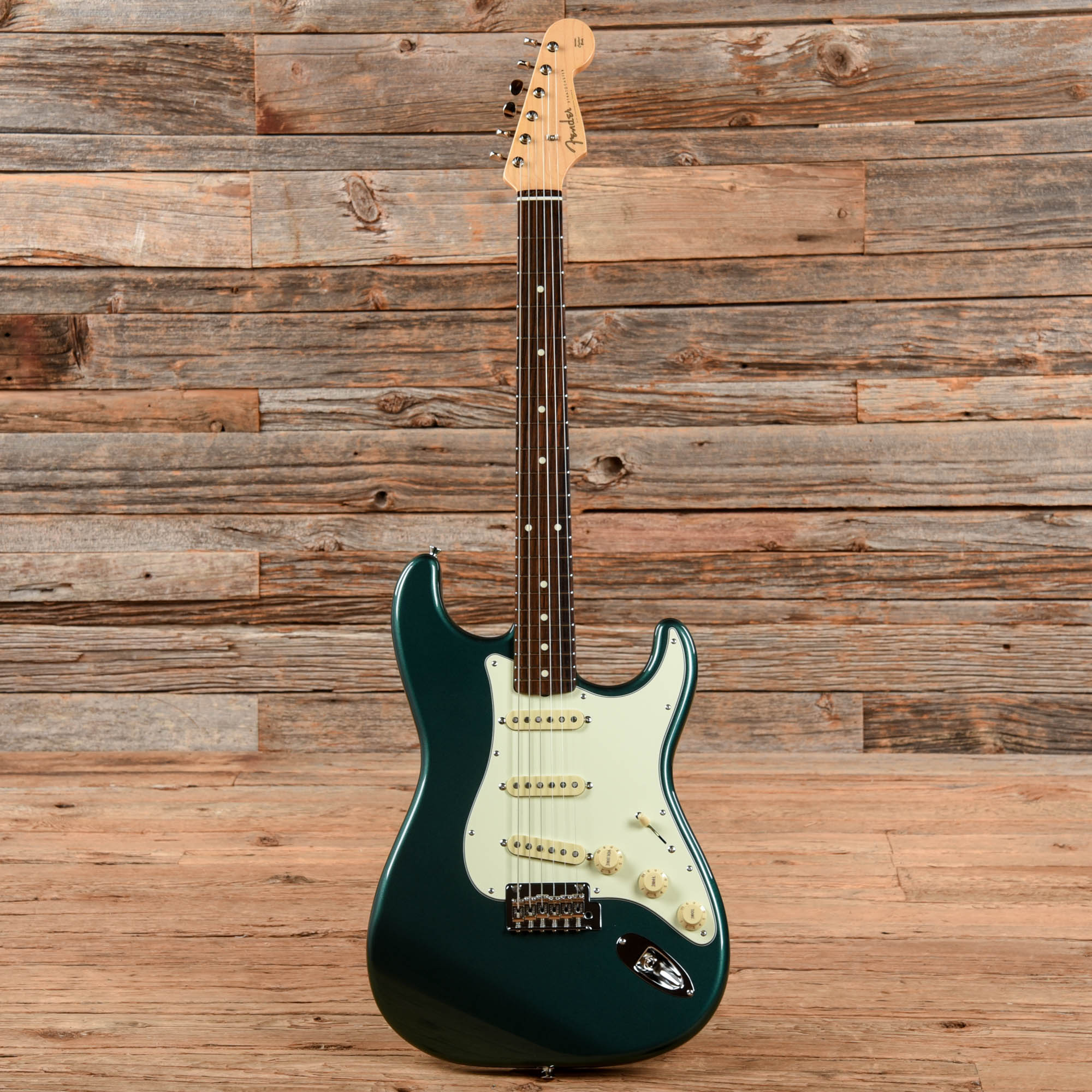 Fender Hybrid 60s Stratocaster Sherwood Green 2019 Electric Guitars / Solid Body