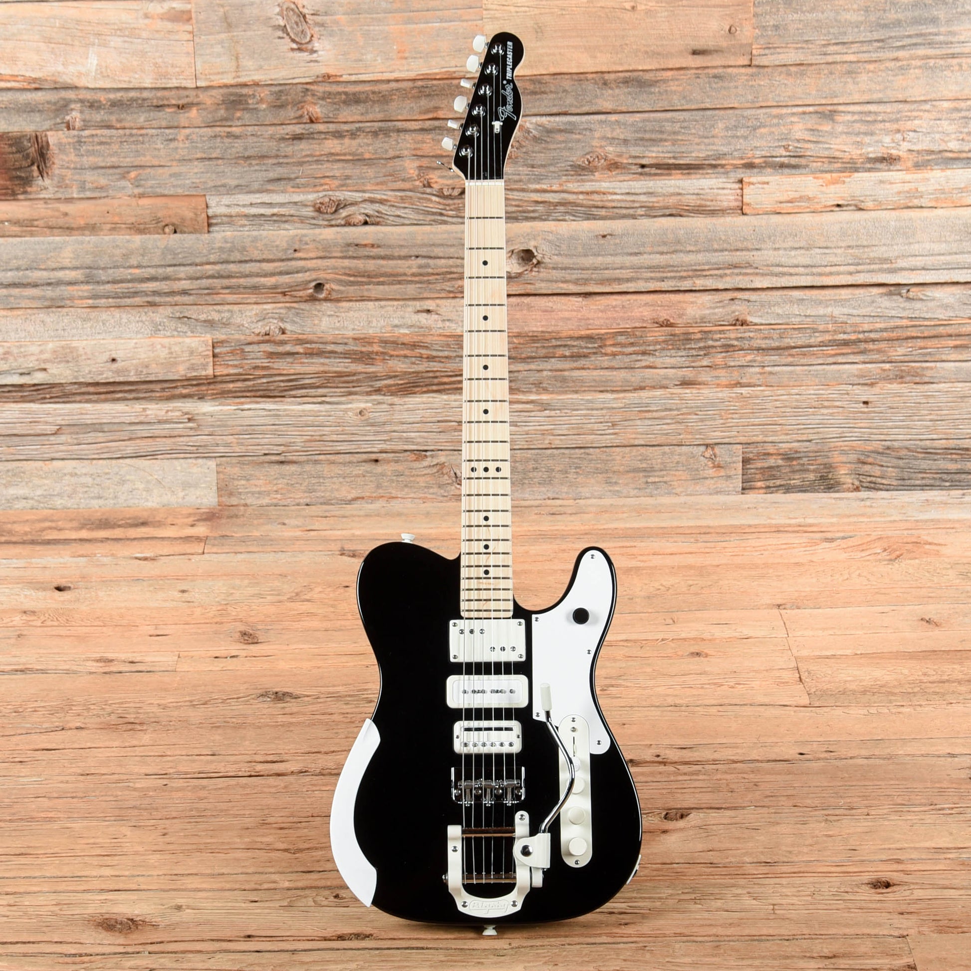 Fender Jack White Signature Triplecaster Black 2024 Electric Guitars / Solid Body