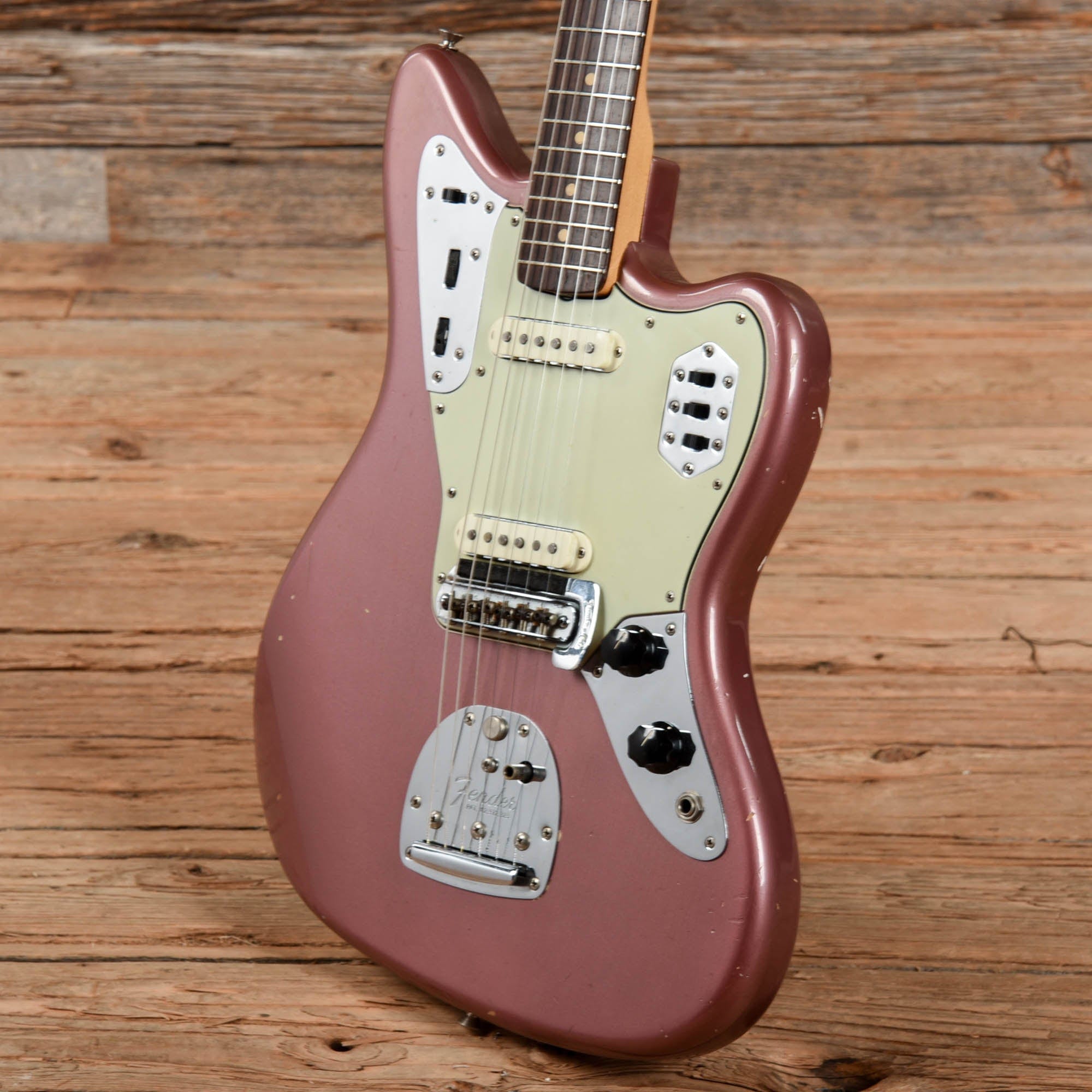 Fender Jaguar Burgundy Mist 1964 Electric Guitars / Solid Body