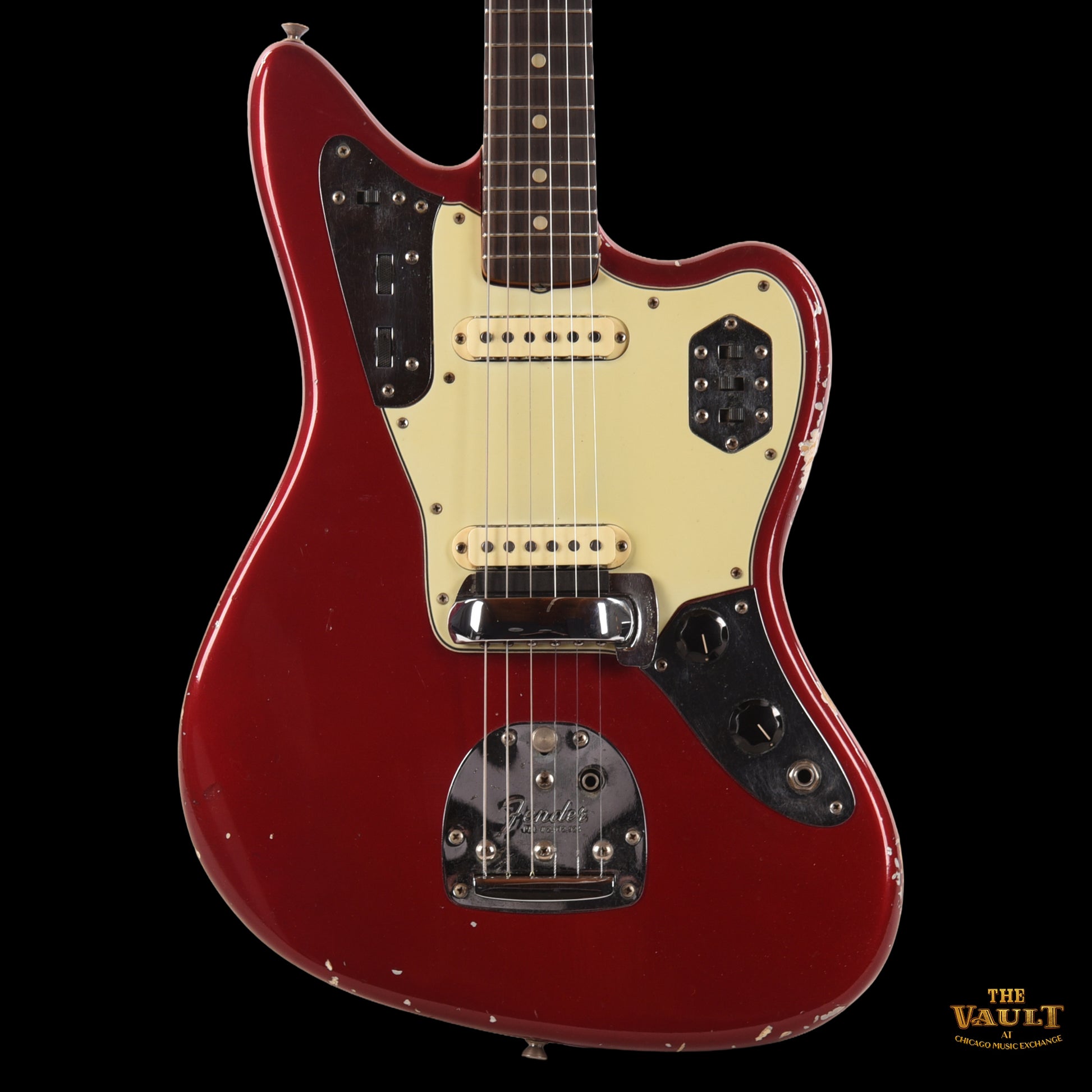 Fender Jaguar Candy Apple Red 1964 Electric Guitars / Solid Body