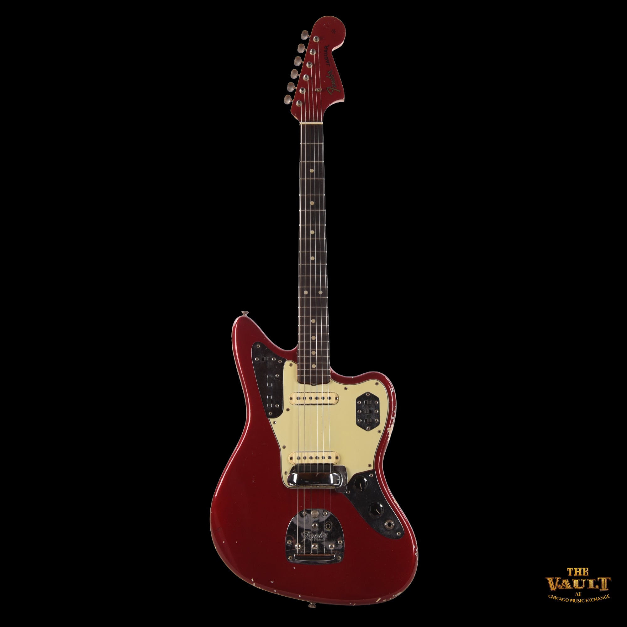 Fender Jaguar Candy Apple Red 1964 Electric Guitars / Solid Body