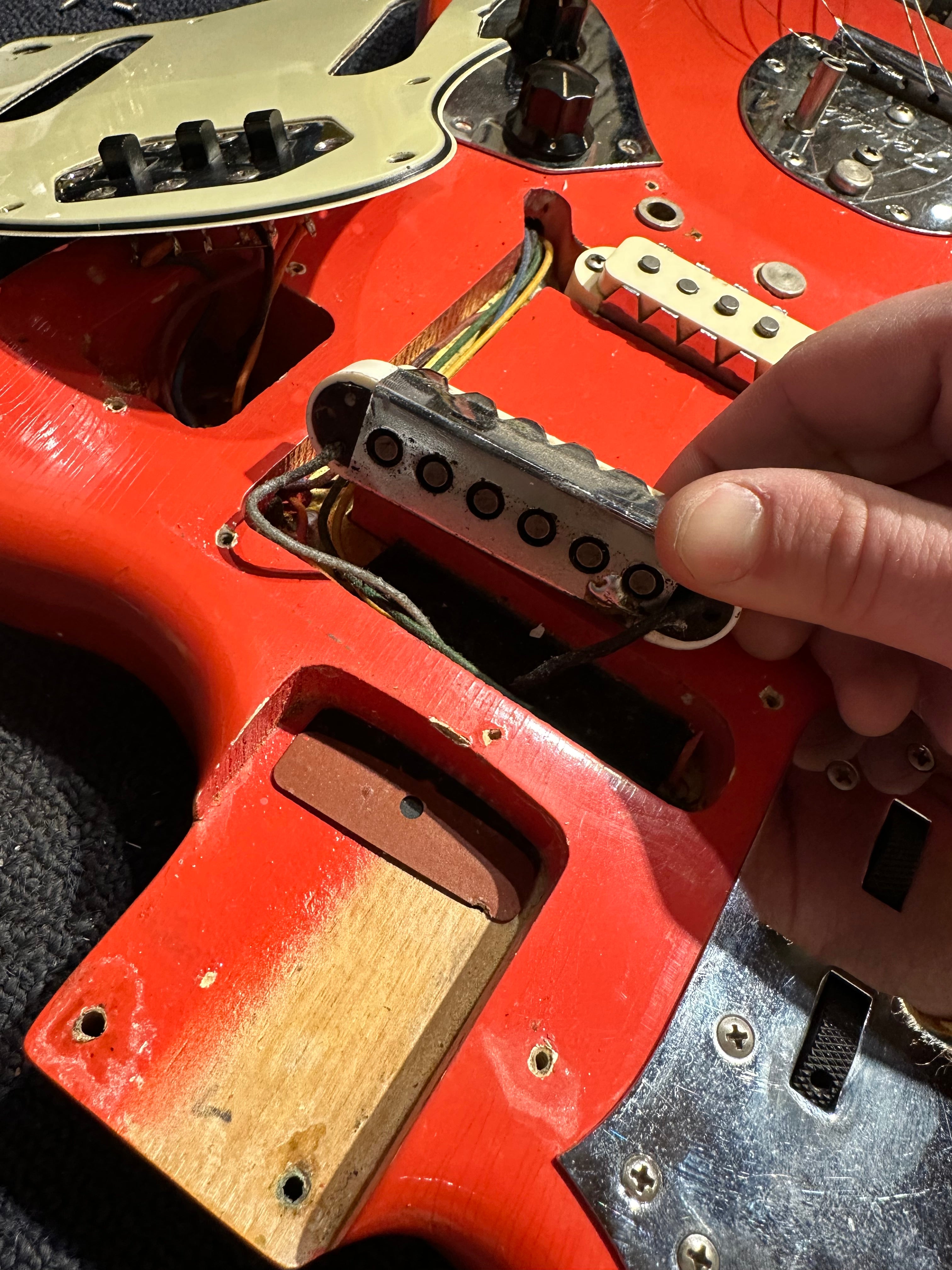 Fender Jaguar Fiesta Red 1964 – Chicago Music Exchange