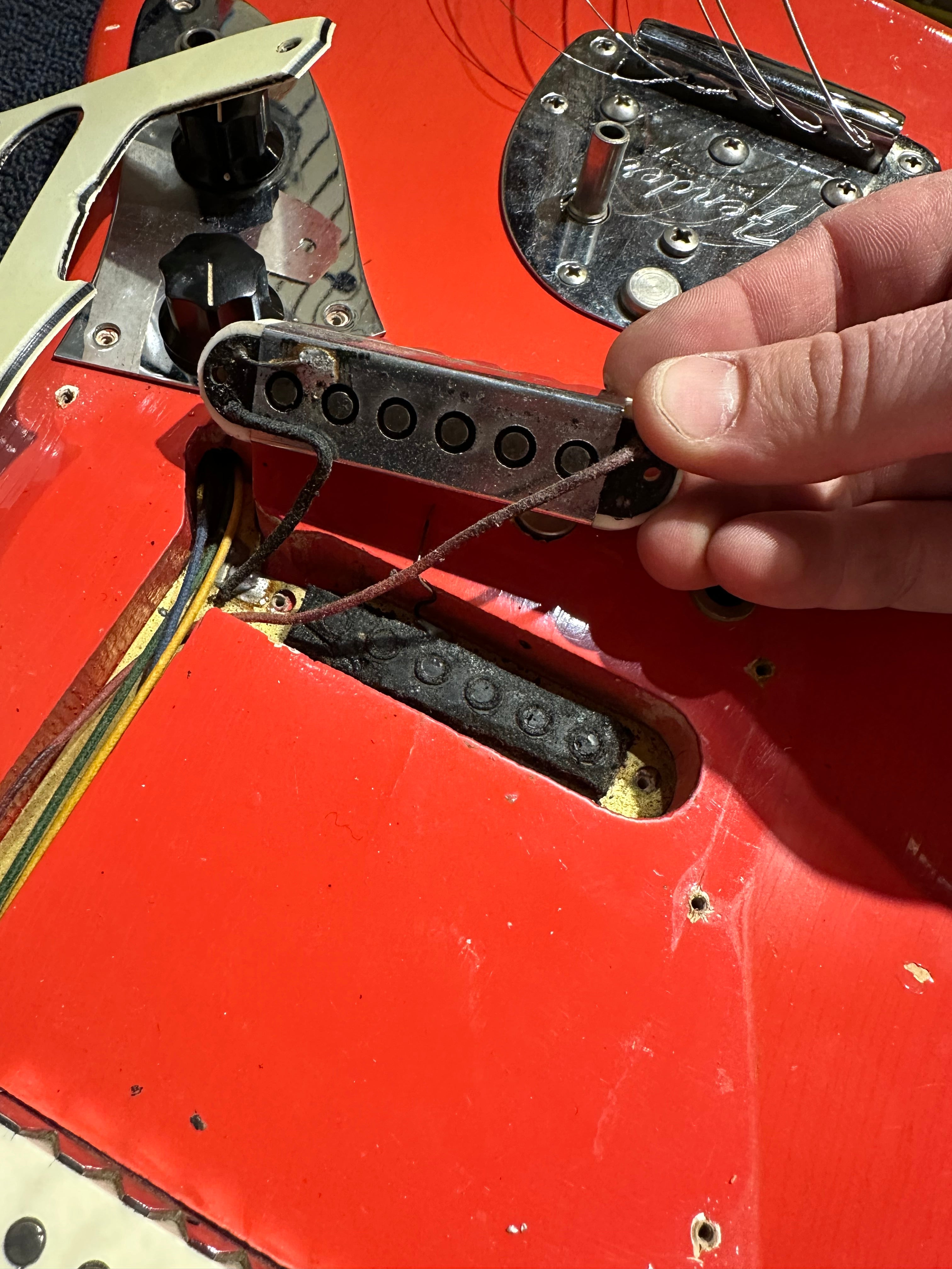 Fender Jaguar Fiesta Red 1964 – Chicago Music Exchange