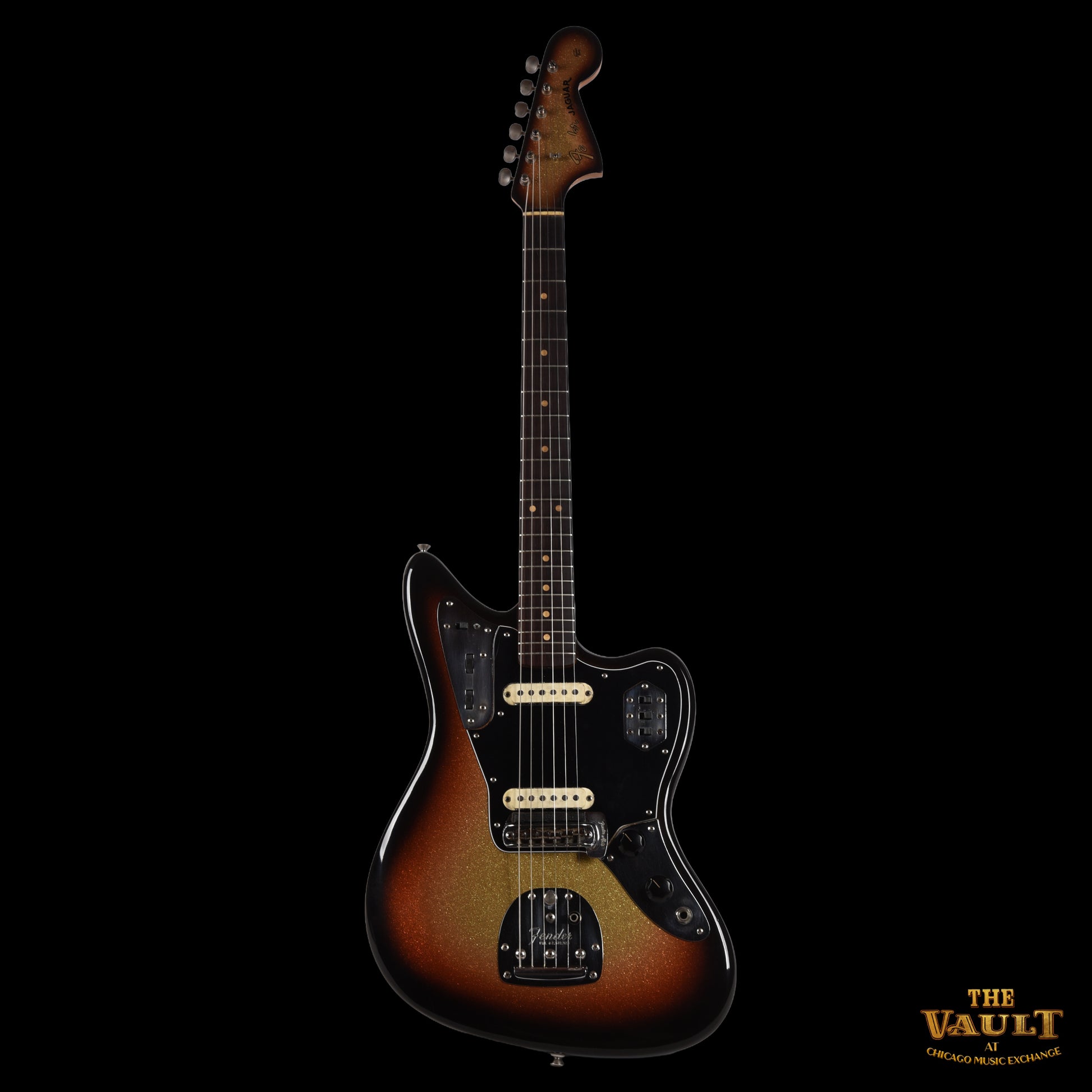 Fender Jaguar Golden Sunburst Metallic Refin 1964 Electric Guitars / Solid Body