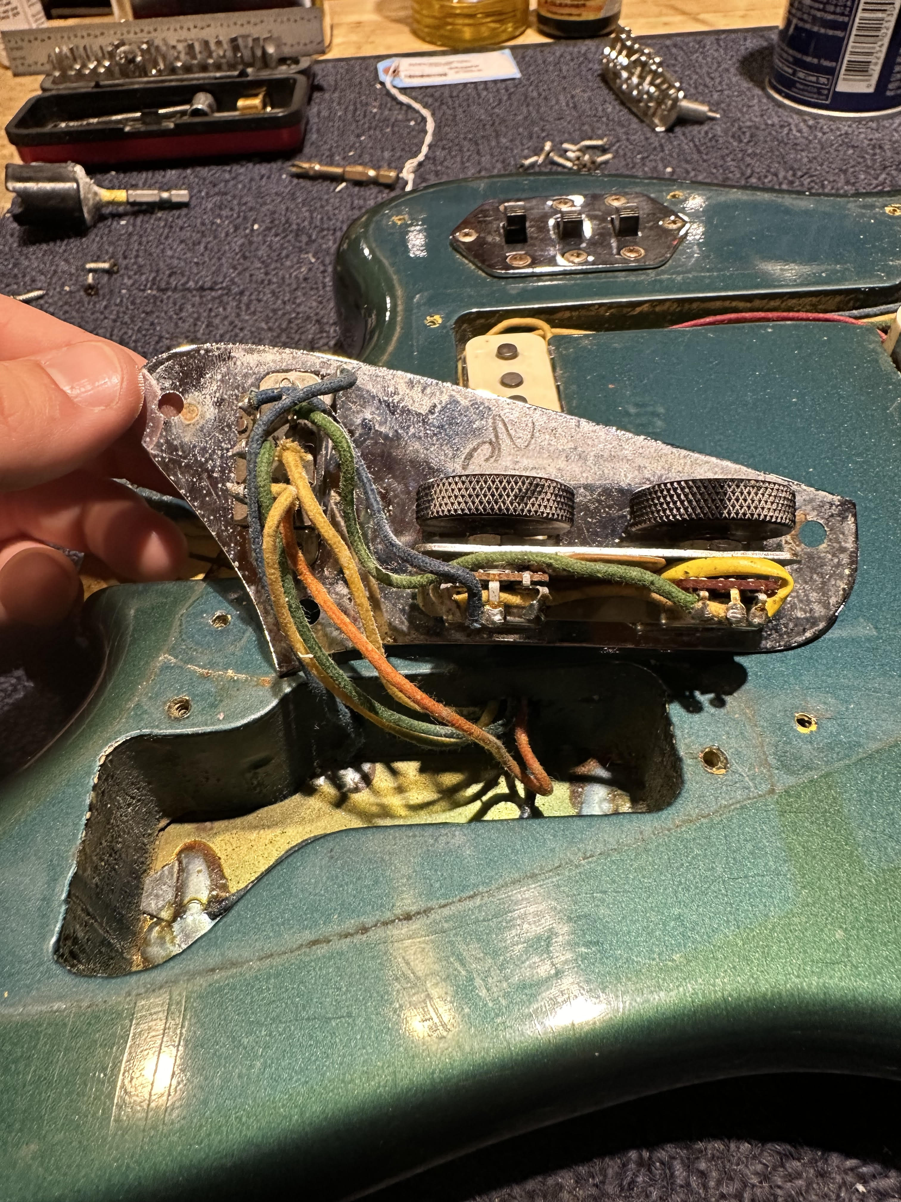 Fender Jaguar Lake Placid Blue 1967 Electric Guitars / Solid Body