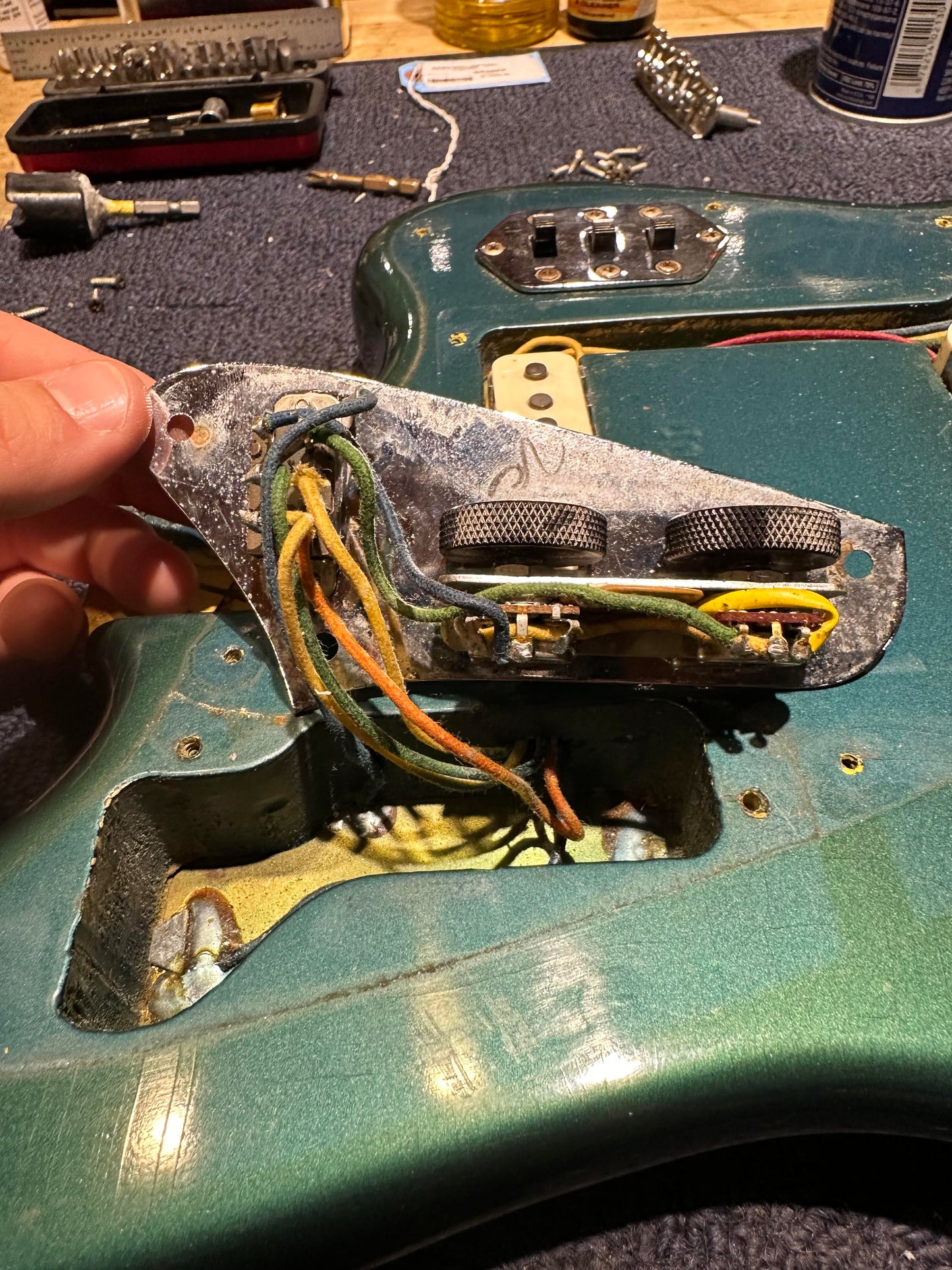 Fender Jaguar Lake Placid Blue 1967 Electric Guitars / Solid Body