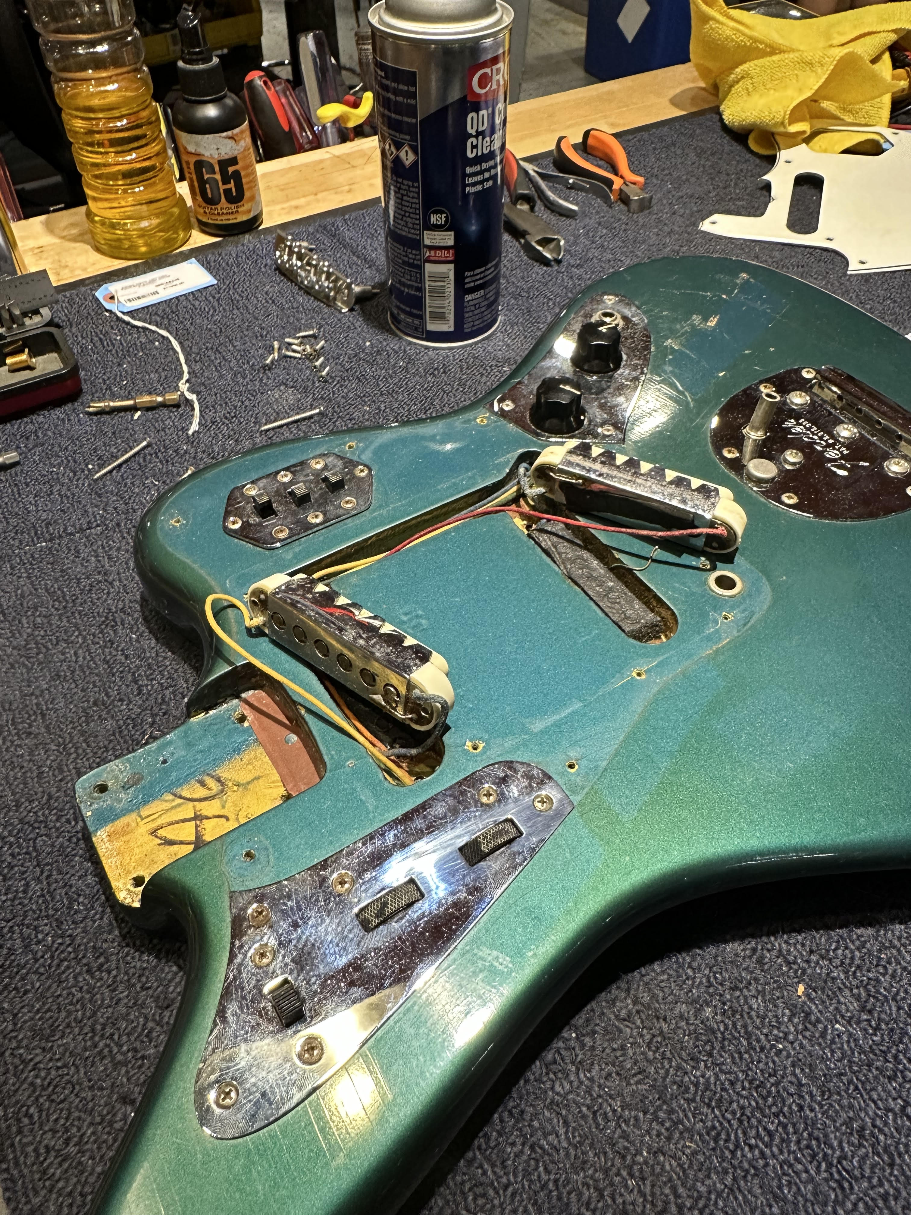 Fender Jaguar Lake Placid Blue 1967 Electric Guitars / Solid Body