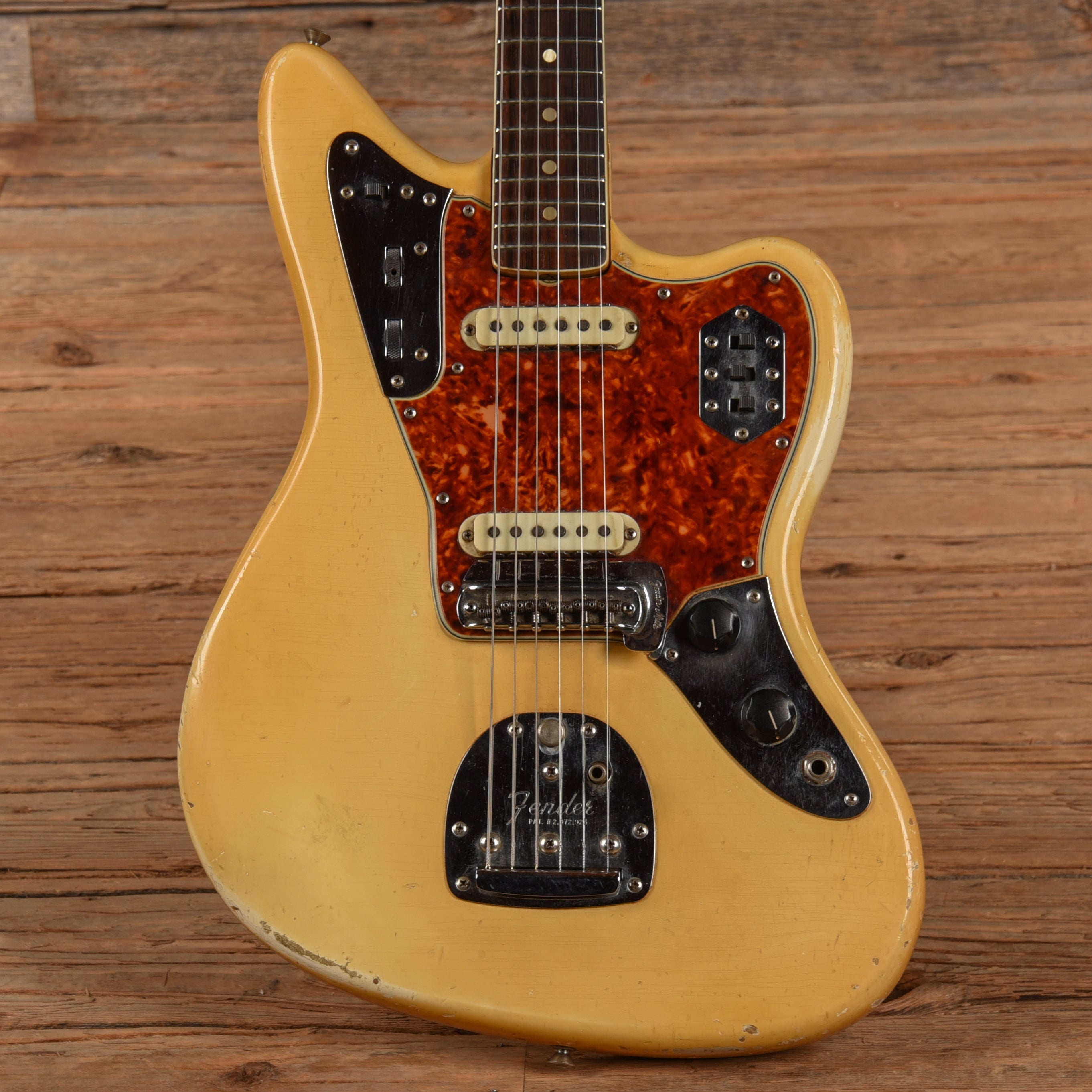 Fender Jaguar Olympic White 1965 Electric Guitars / Solid Body