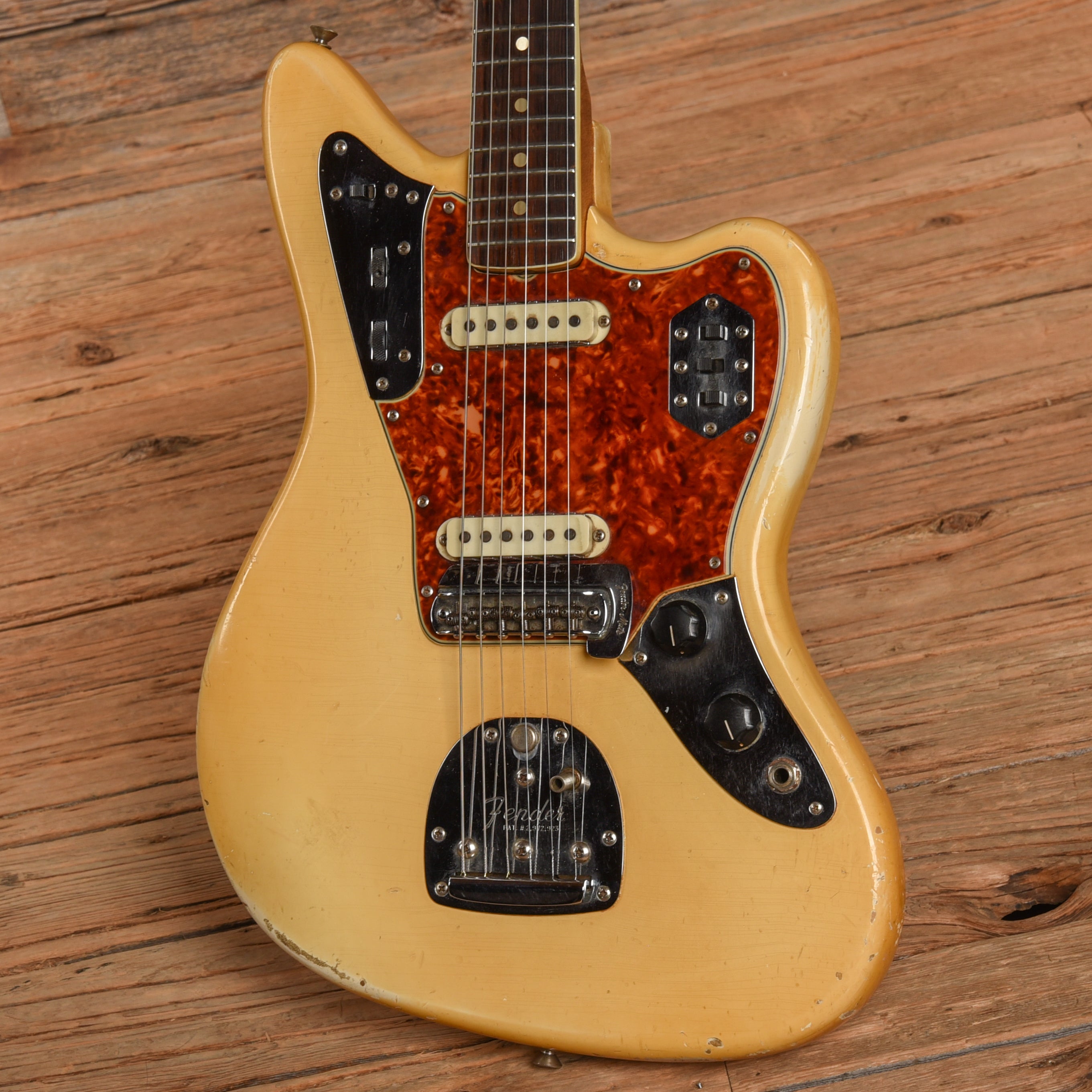 Fender Jaguar Olympic White 1965 Electric Guitars / Solid Body