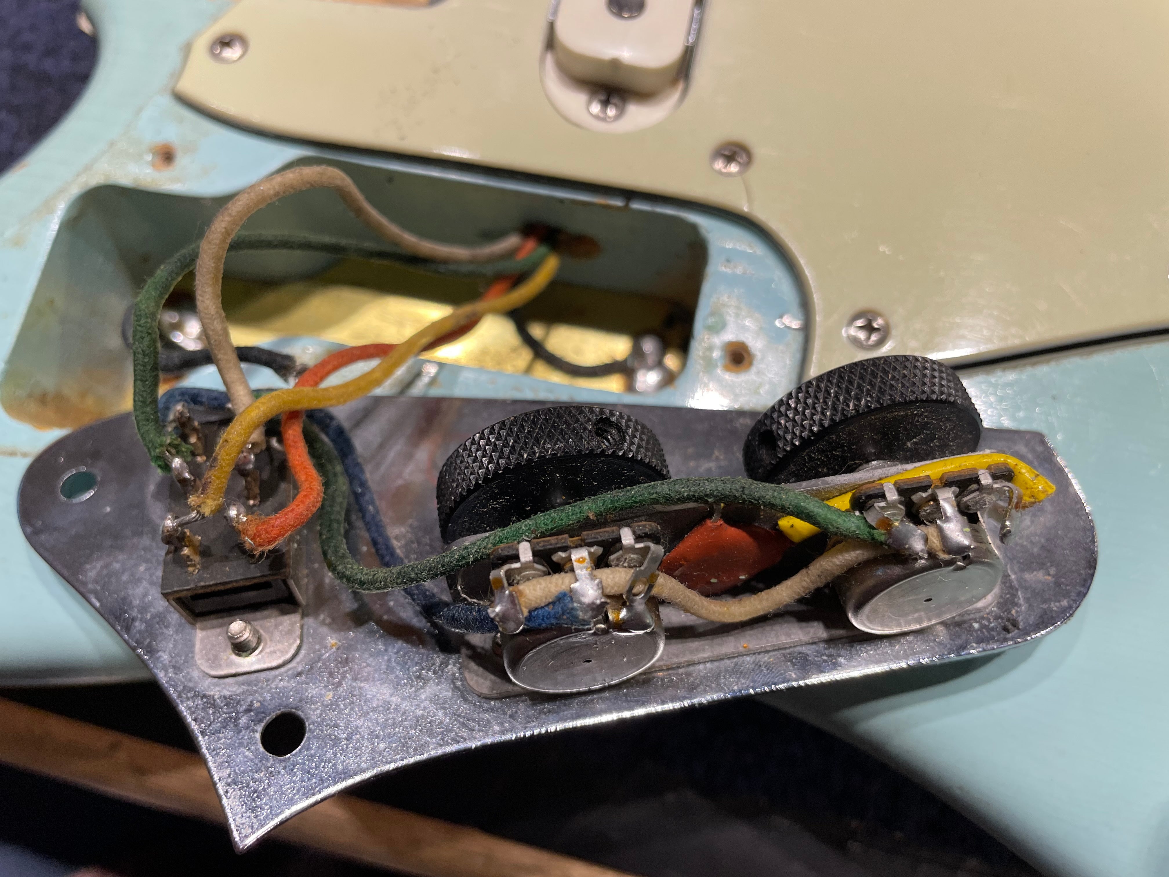 Fender Jaguar Sonic Blue 1963 Electric Guitars / Solid Body