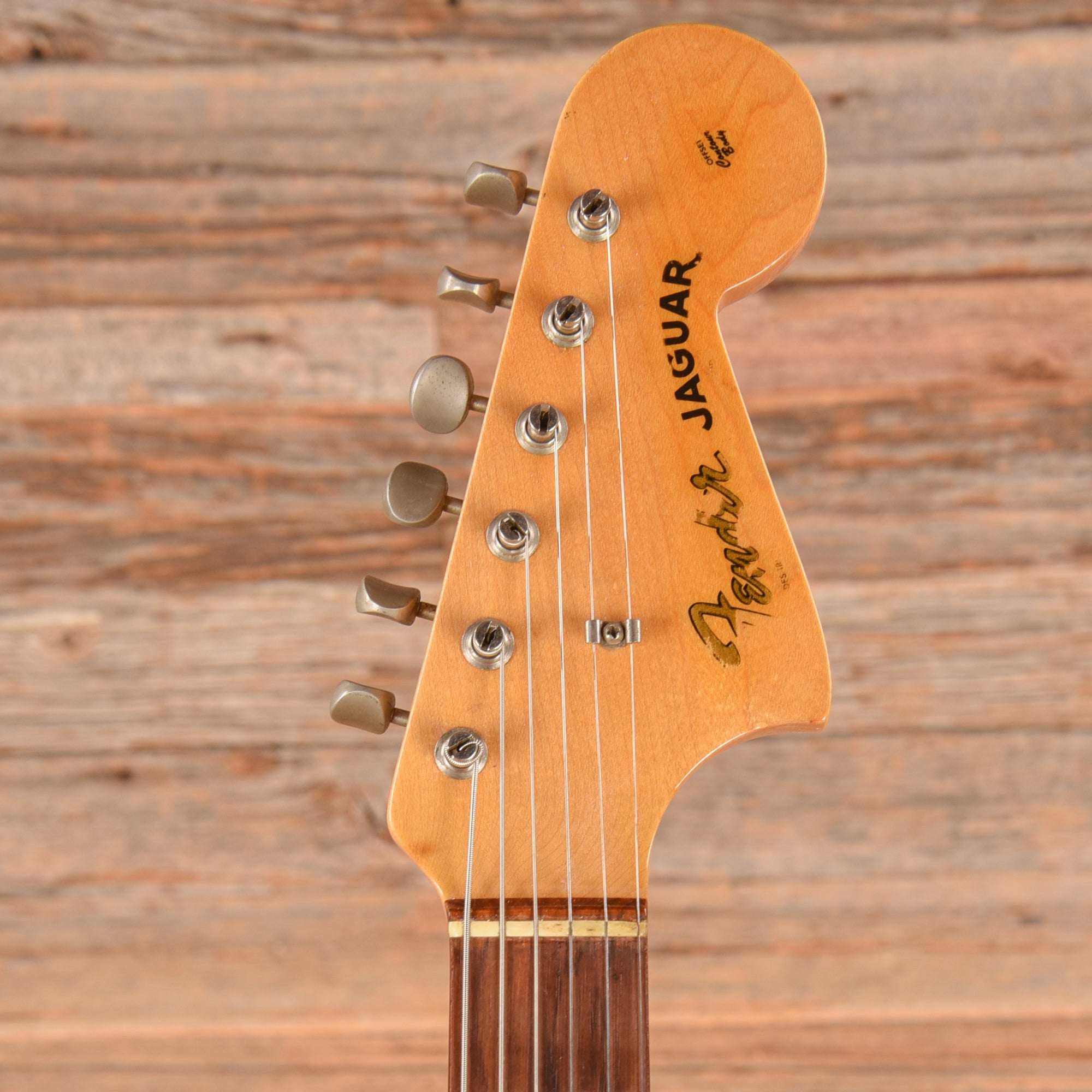 Fender Jaguar Sunburst Refin 1963 Electric Guitars / Solid Body