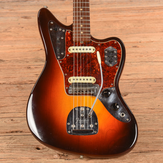 Fender Jaguar Sunburst Refin 1963 Electric Guitars / Solid Body