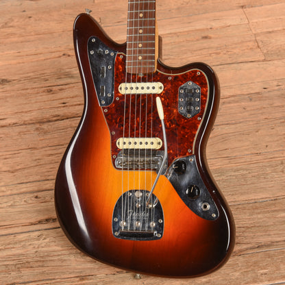 Fender Jaguar Sunburst Refin 1963 Electric Guitars / Solid Body