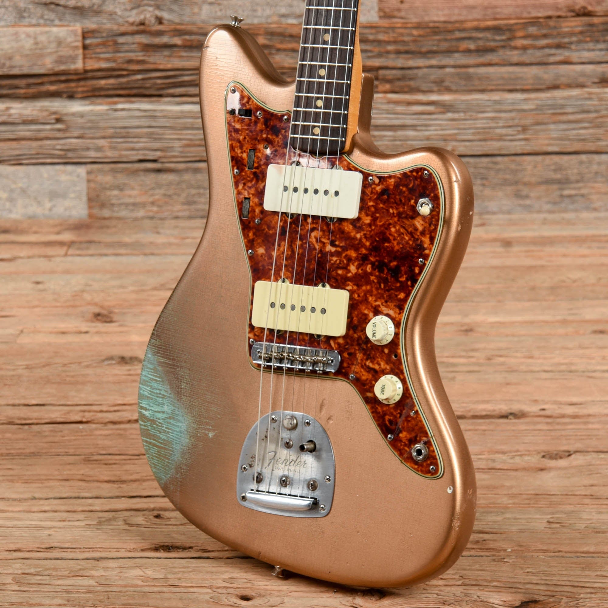 Fender Jazzmaster Aged Gold Refin 1960 Electric Guitars / Solid Body