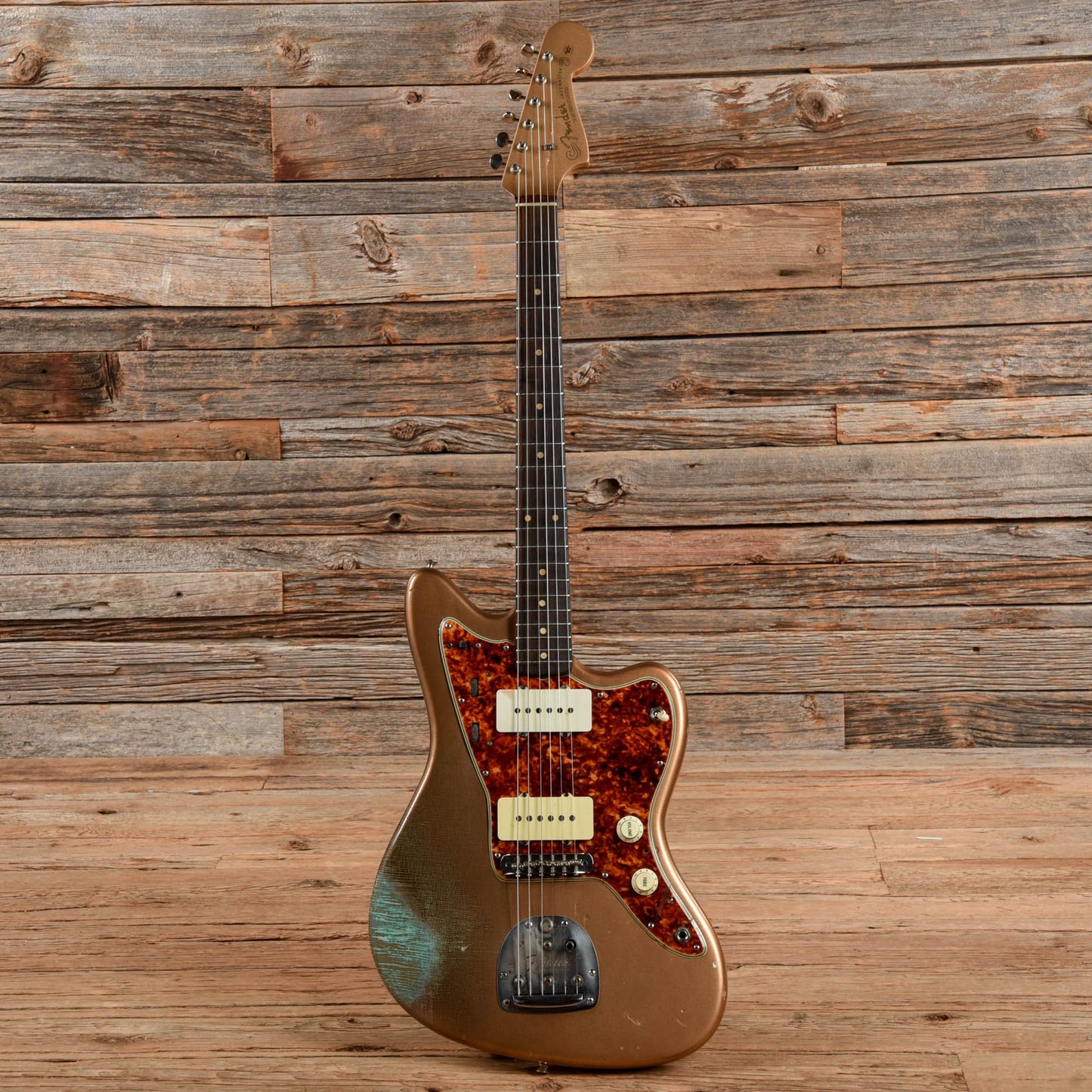 Fender Jazzmaster Aged Gold Refin 1960 Electric Guitars / Solid Body