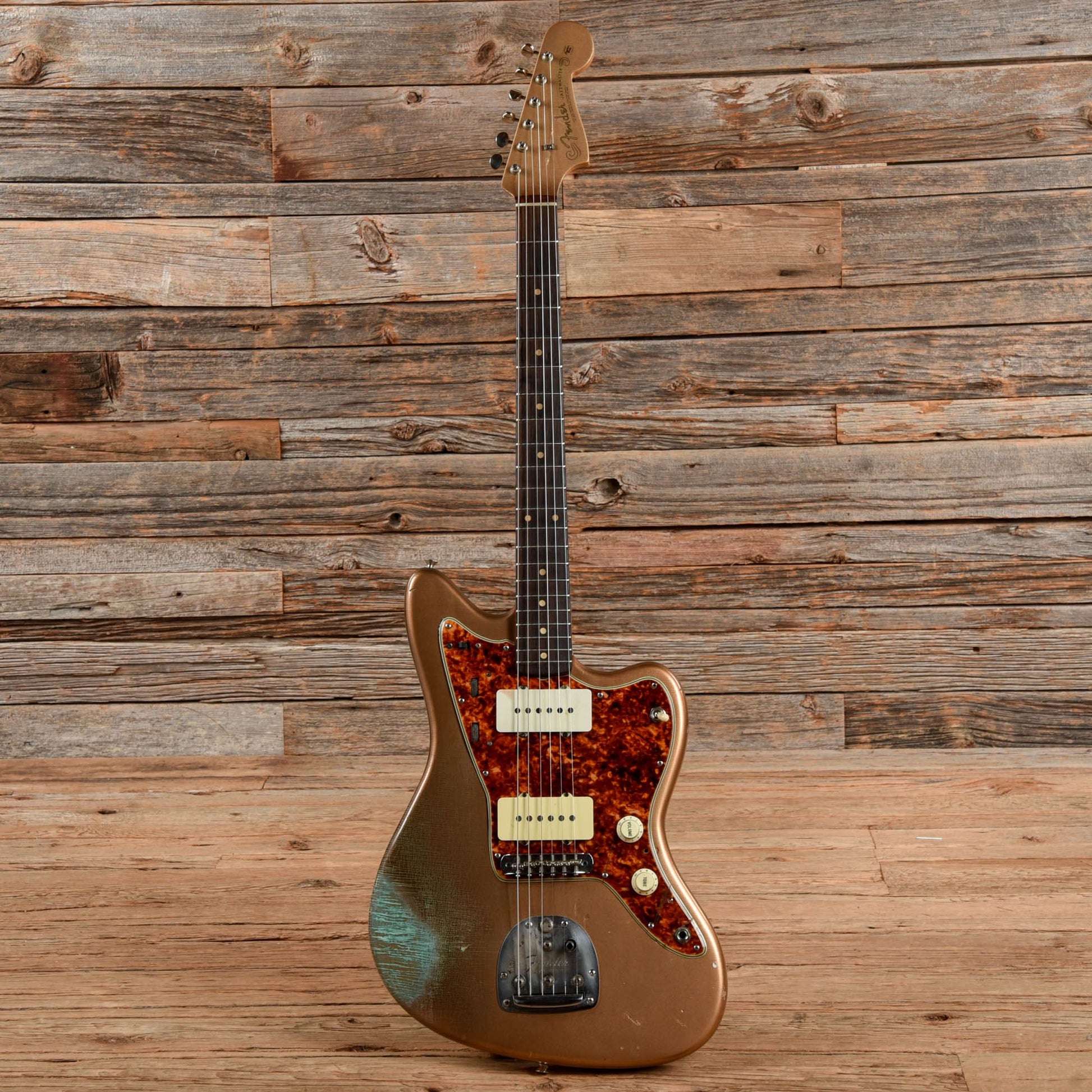 Fender Jazzmaster Aged Gold Refin 1960 Electric Guitars / Solid Body