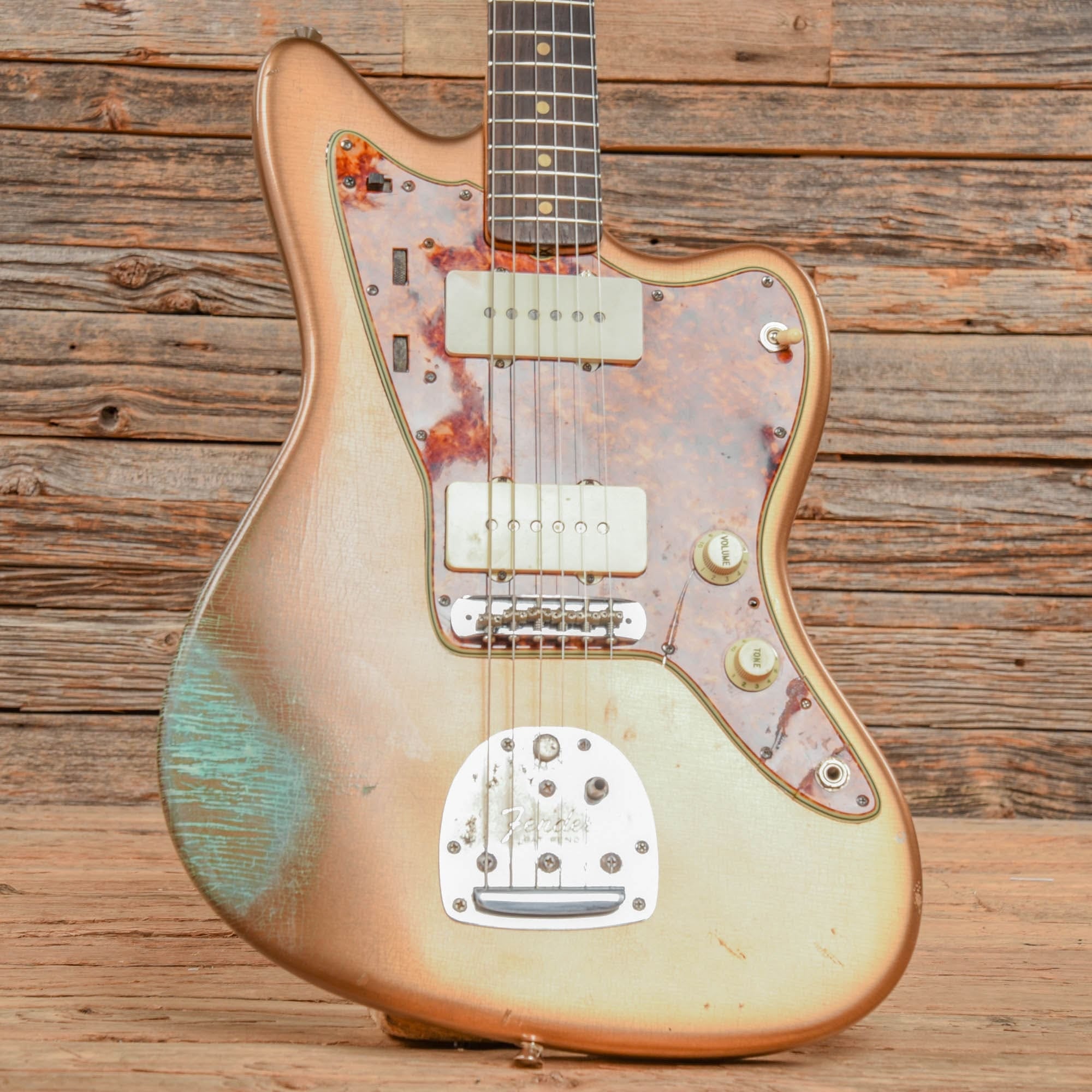 Fender Jazzmaster Aged Gold Refin 1960 Electric Guitars / Solid Body