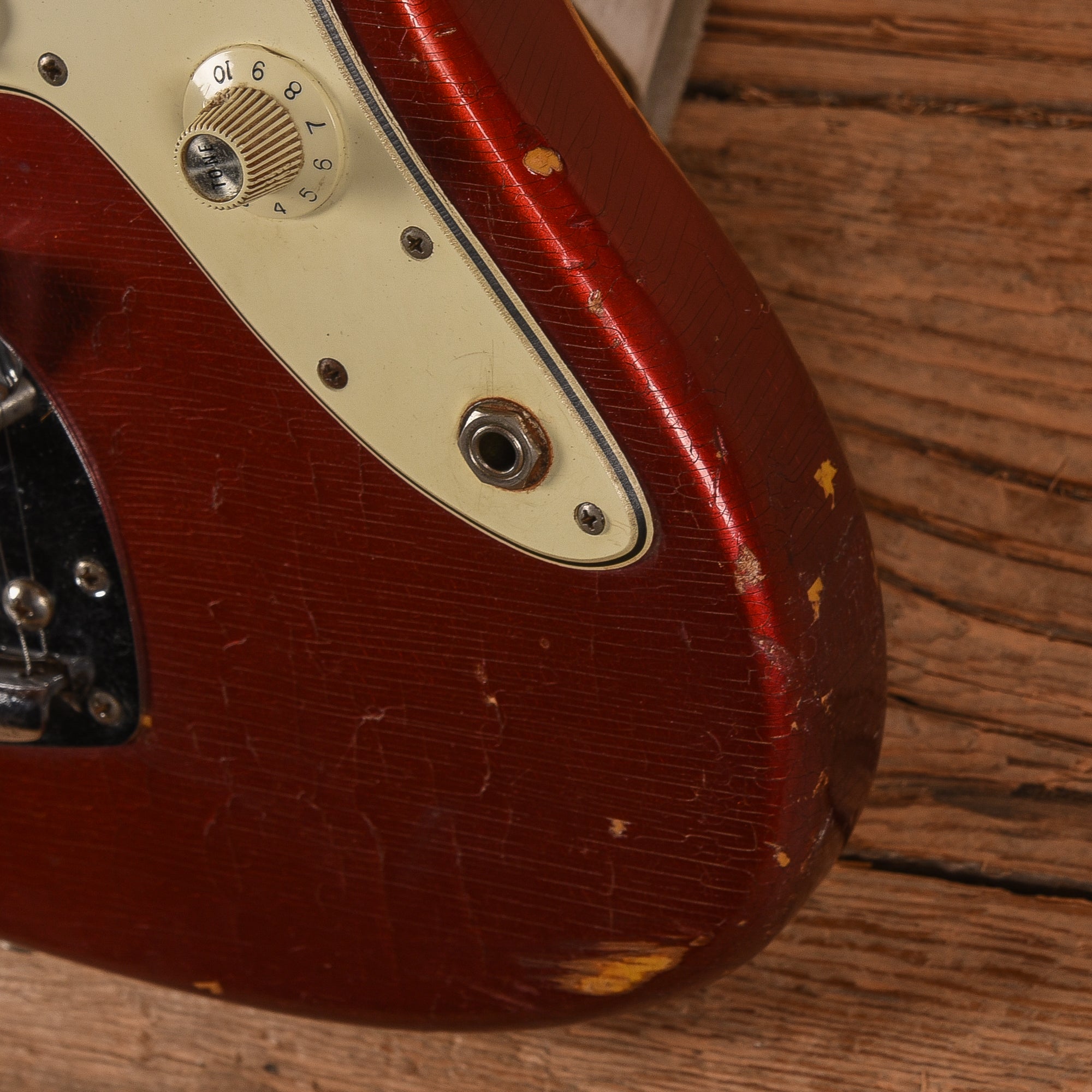 Fender Jazzmaster Candy Apple Red 1965 Electric Guitars / Solid Body