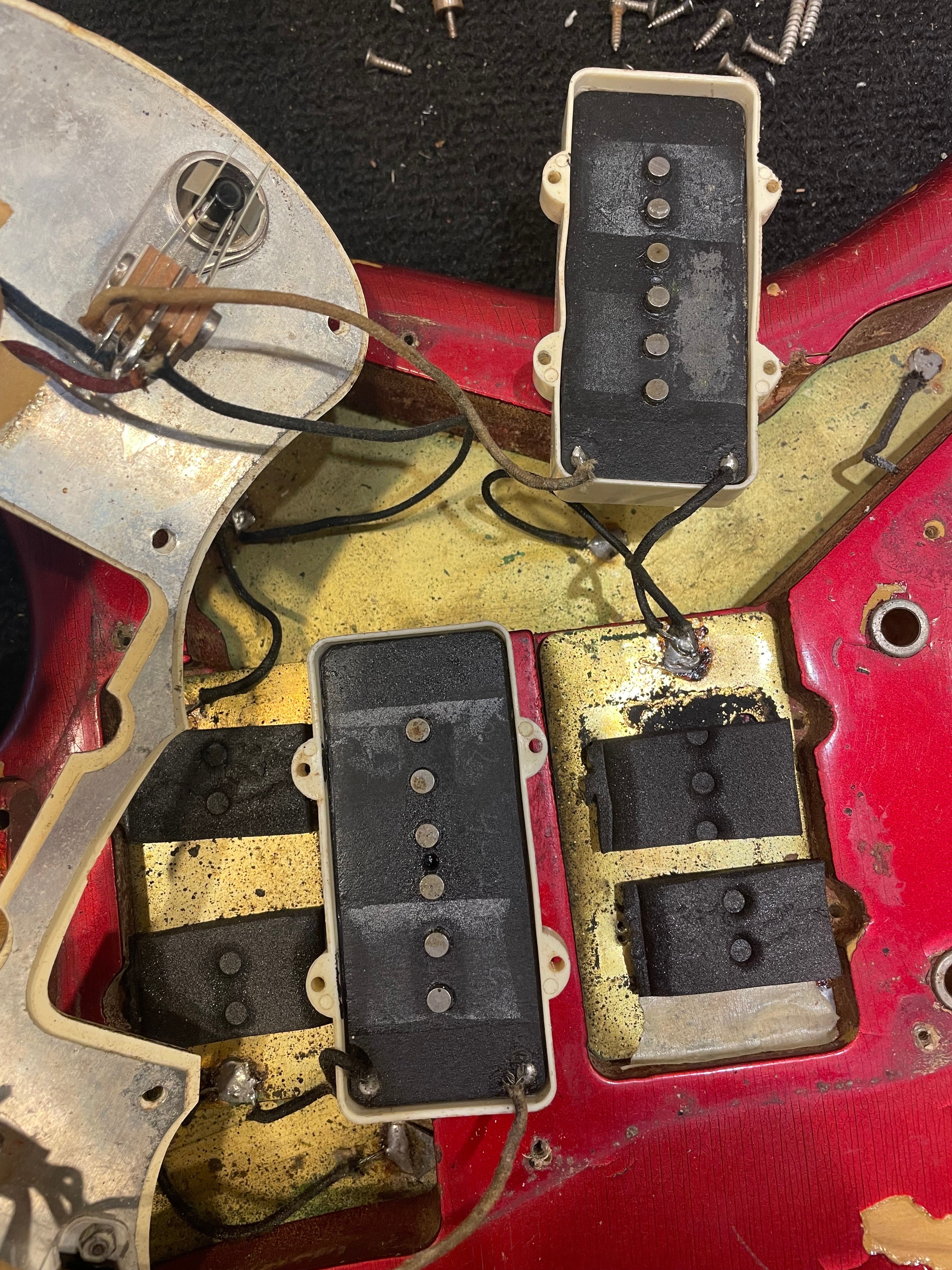 Fender Jazzmaster Candy Apple Red 1965 Electric Guitars / Solid Body