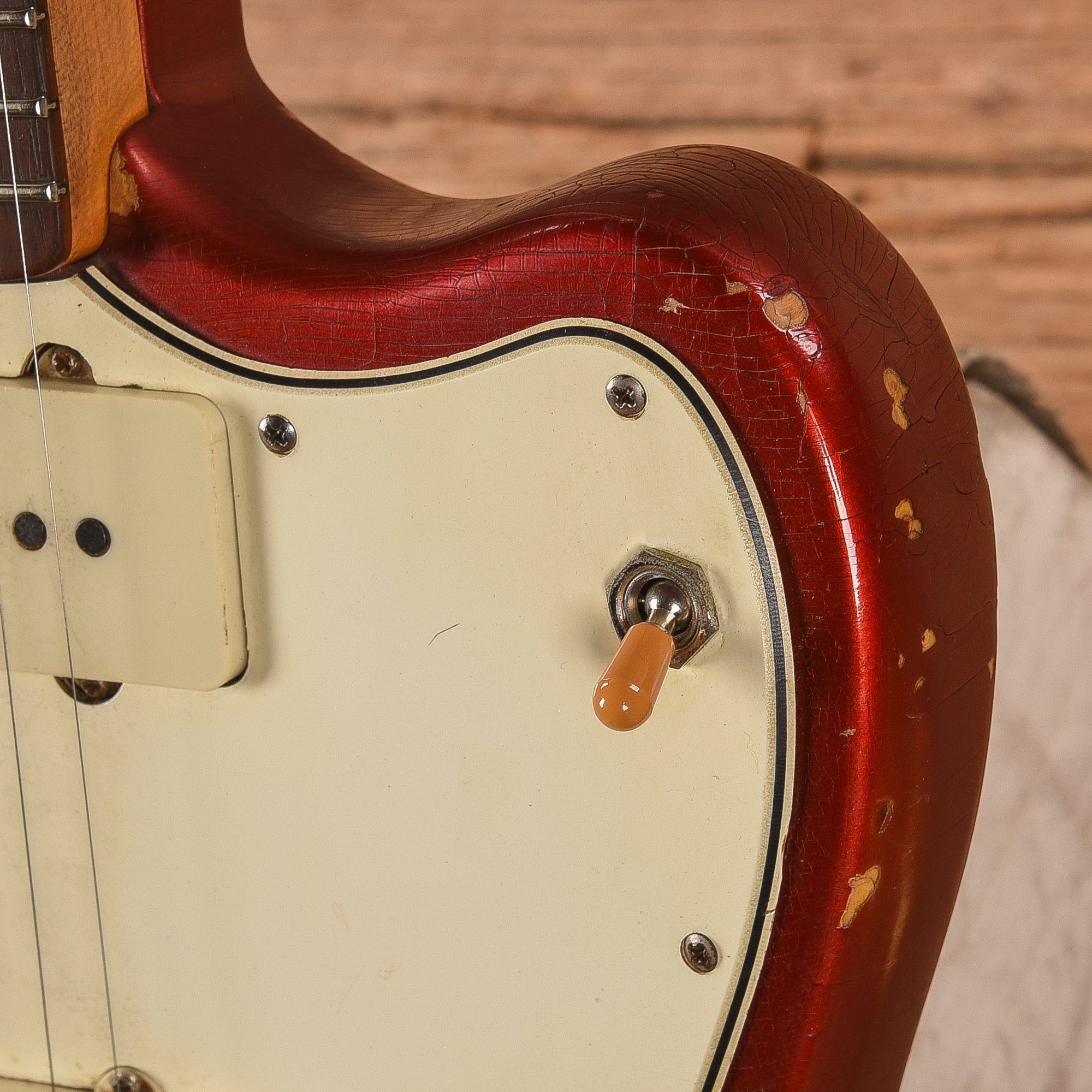 Fender Jazzmaster Candy Apple Red 1965 Electric Guitars / Solid Body