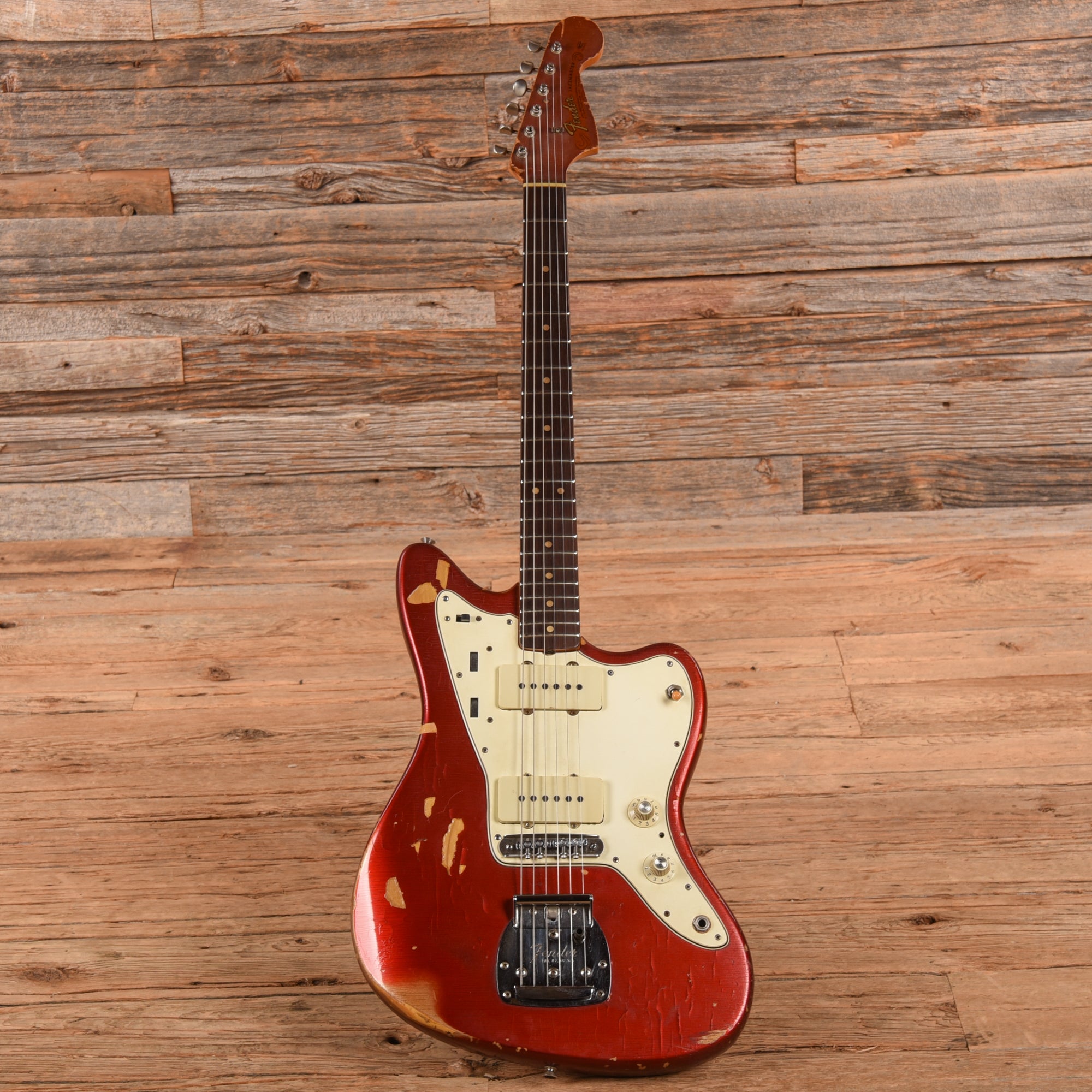 Fender Jazzmaster Candy Apple Red 1965 Electric Guitars / Solid Body