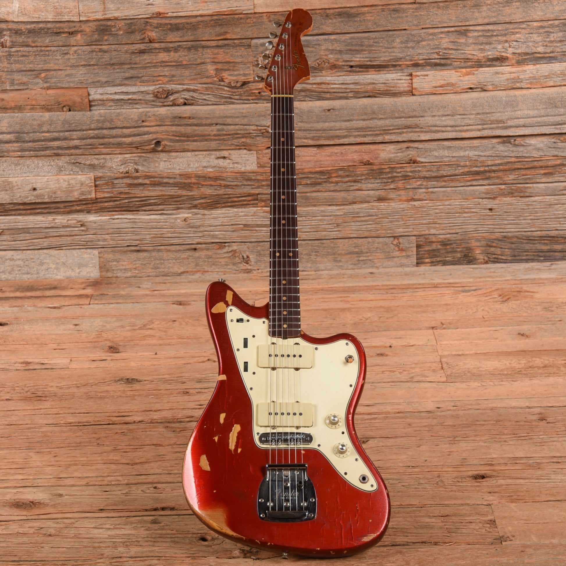 Fender Jazzmaster Candy Apple Red 1965 Electric Guitars / Solid Body