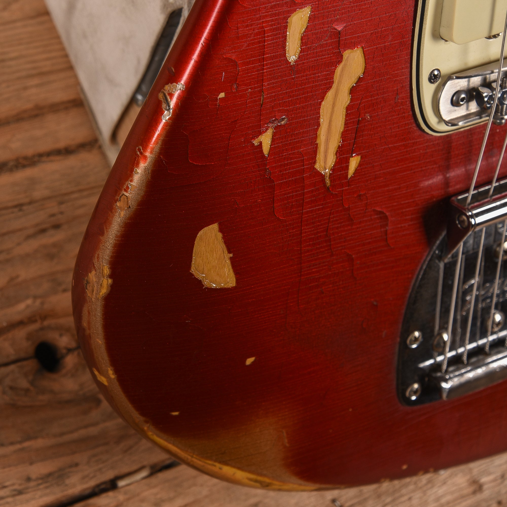 Fender Jazzmaster Candy Apple Red 1965 Electric Guitars / Solid Body