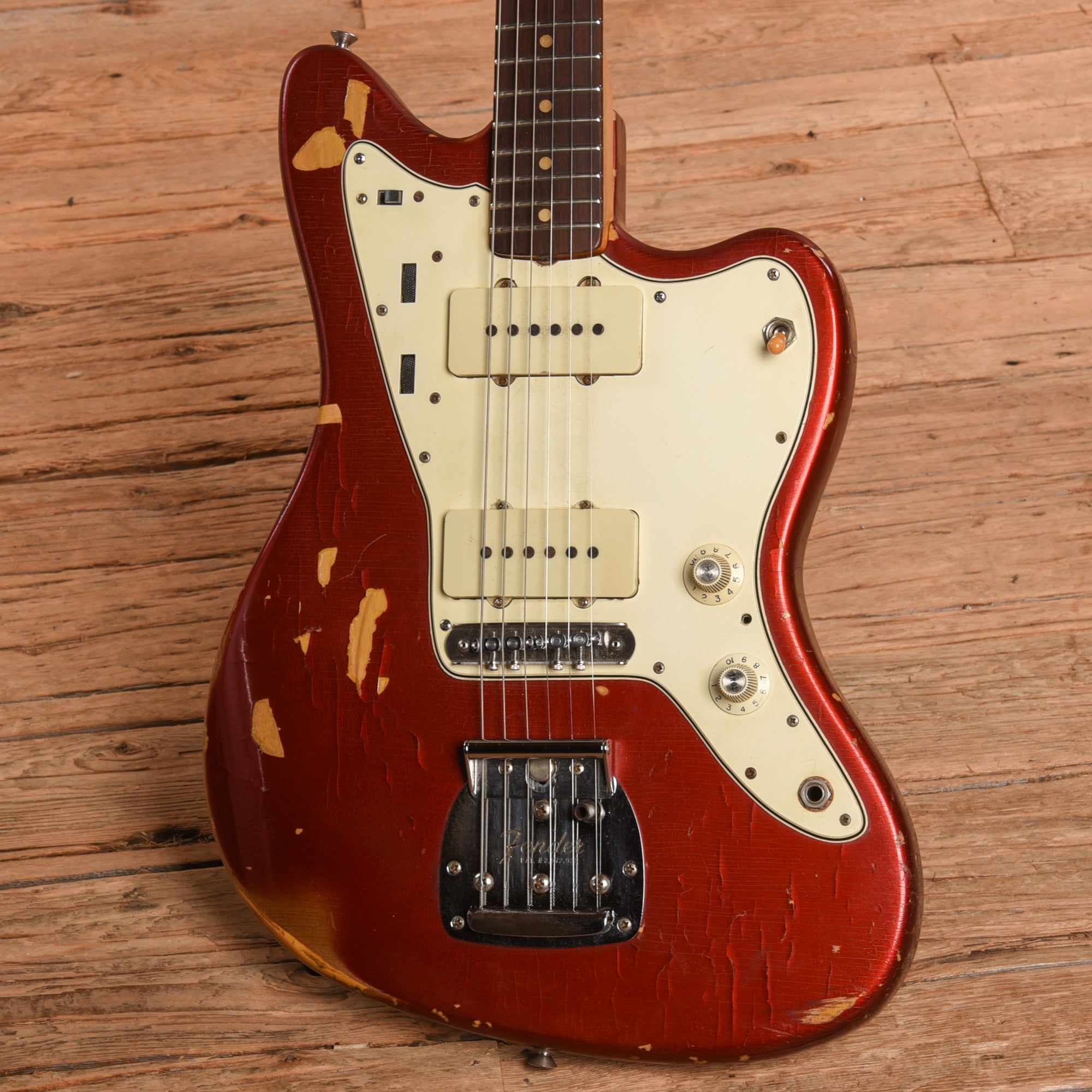 Fender Jazzmaster Candy Apple Red 1965 Electric Guitars / Solid Body