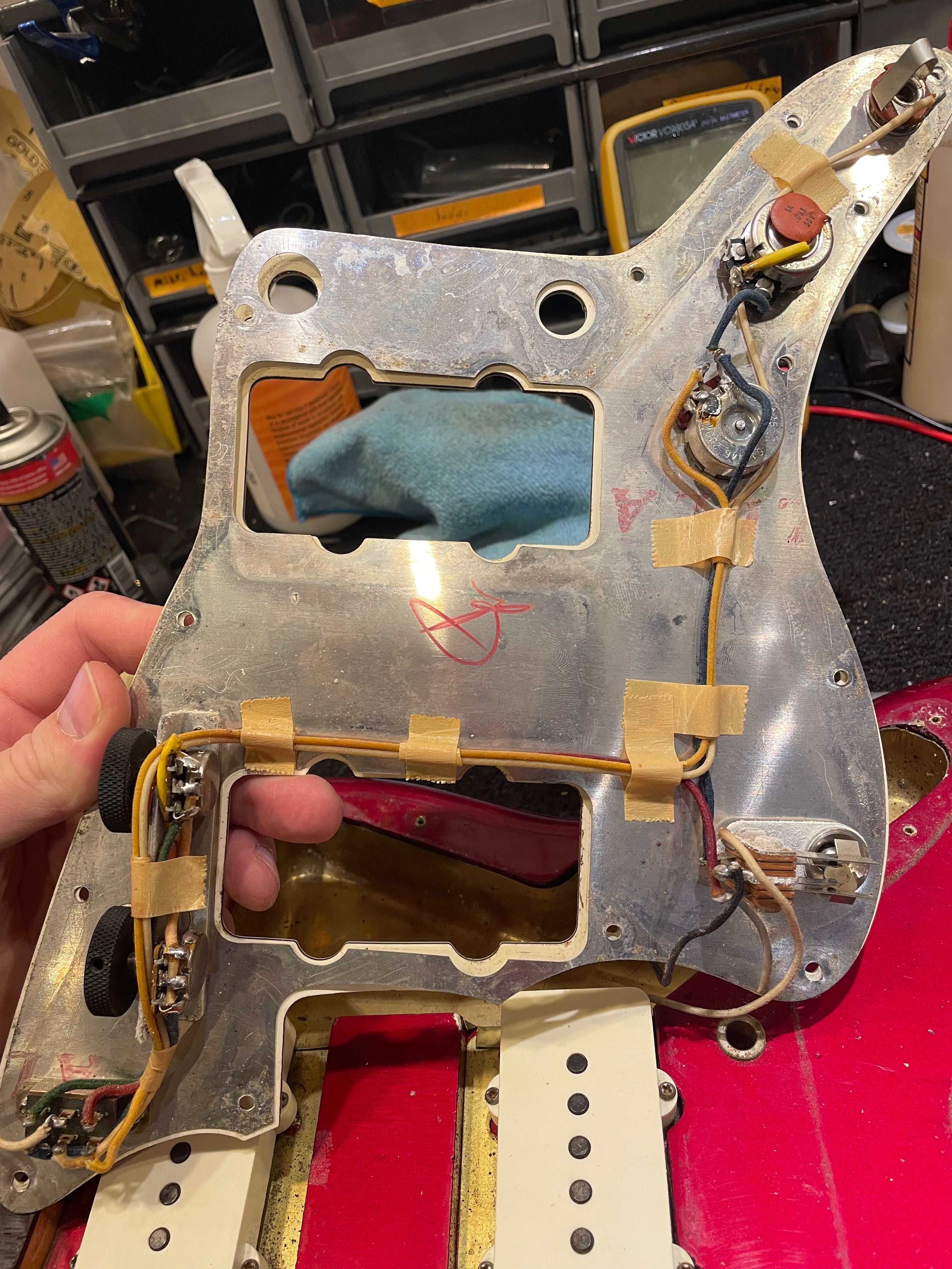 Fender Jazzmaster Candy Apple Red 1965 Electric Guitars / Solid Body