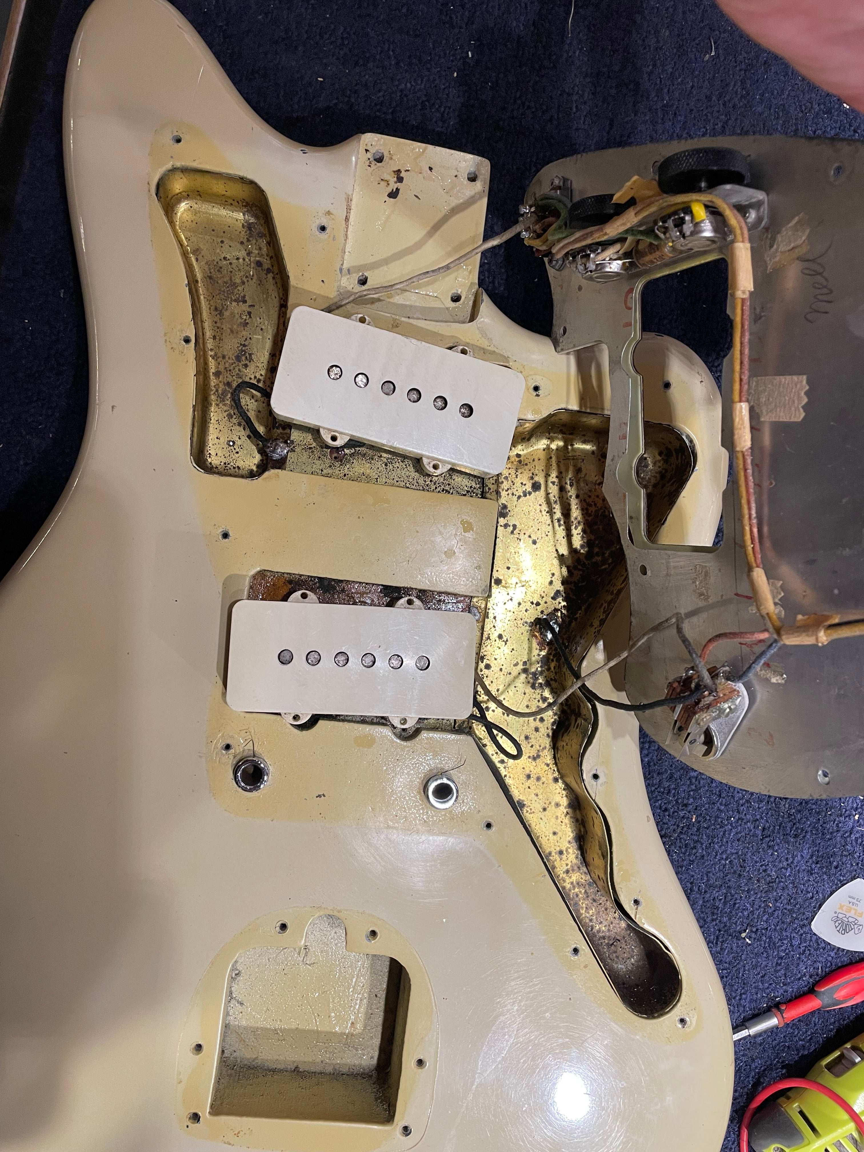 Fender Jazzmaster Olympic White Refin 1960 Electric Guitars / Solid Body