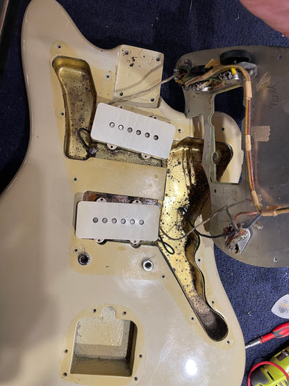 Fender Jazzmaster Olympic White Refin 1960 Electric Guitars / Solid Body