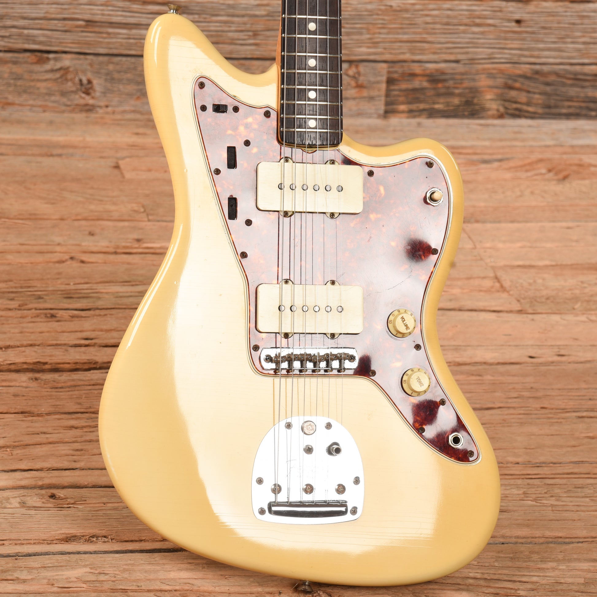 Fender Jazzmaster White 1965 Electric Guitars / Solid Body