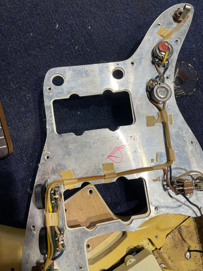 Fender Jazzmaster White 1965 Electric Guitars / Solid Body