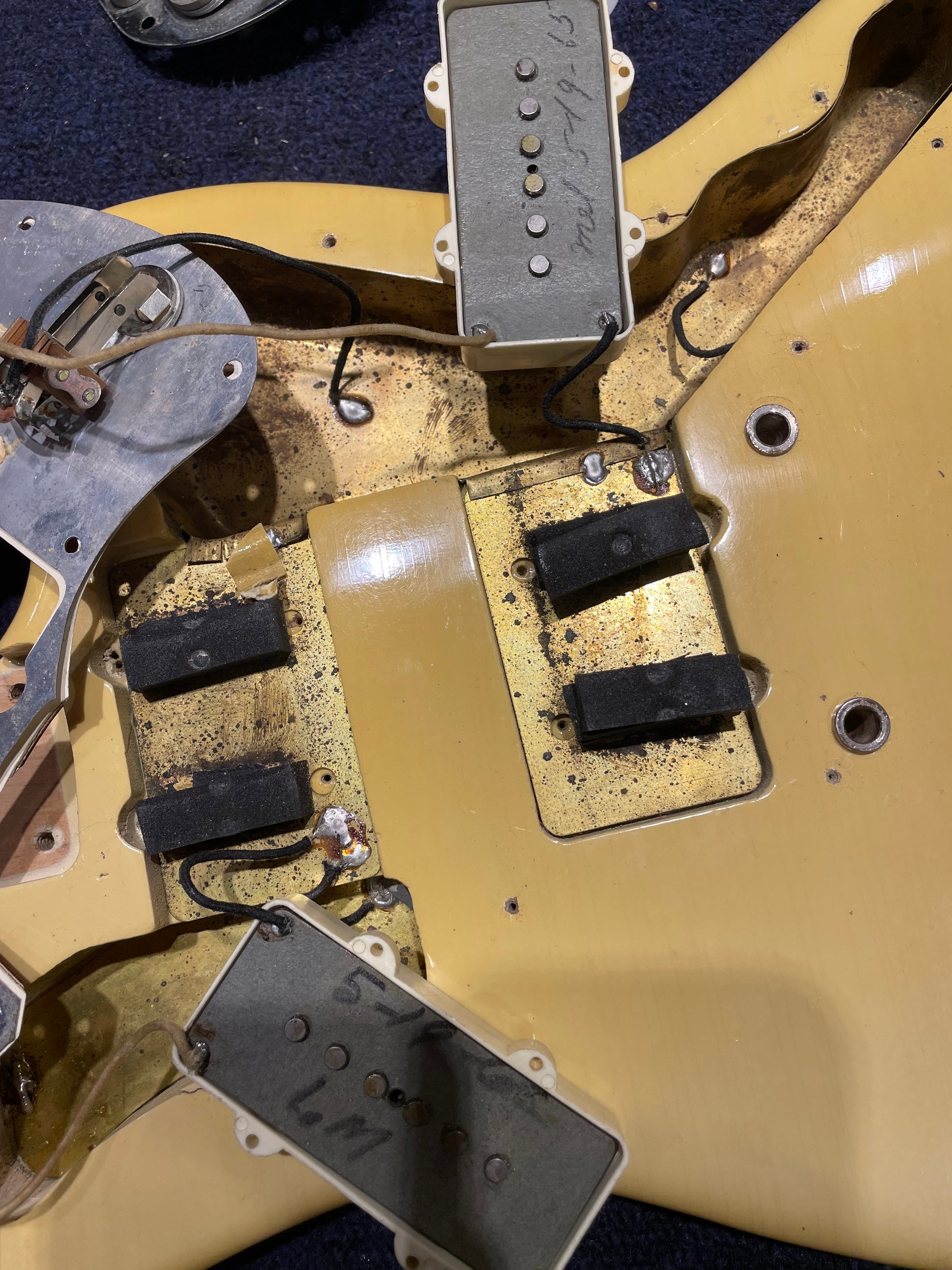 Fender Jazzmaster White 1965 Electric Guitars / Solid Body