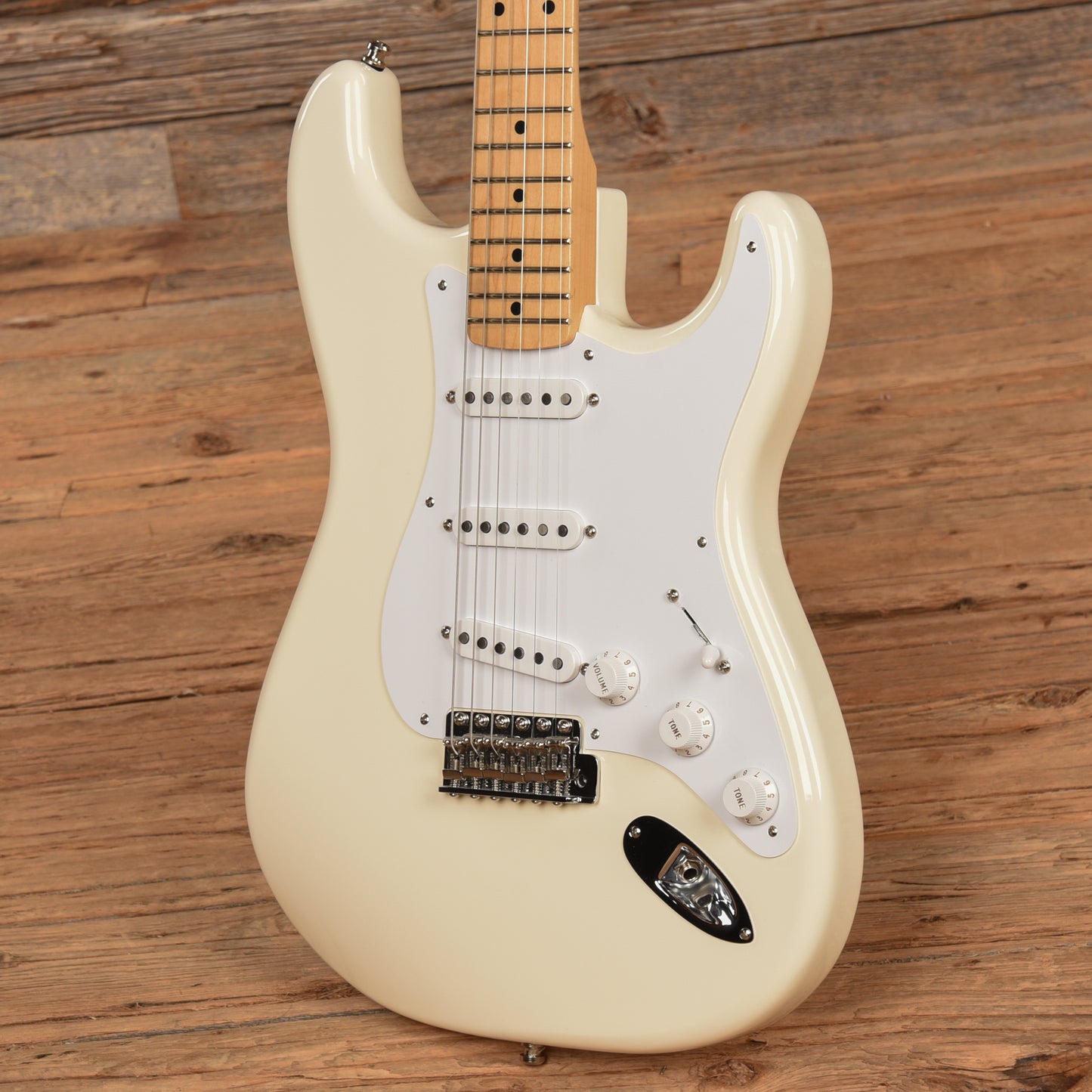 Fender Jimmie Vaughan Tex Mex Stratocaster Olympic White 2018 Electric Guitars / Solid Body