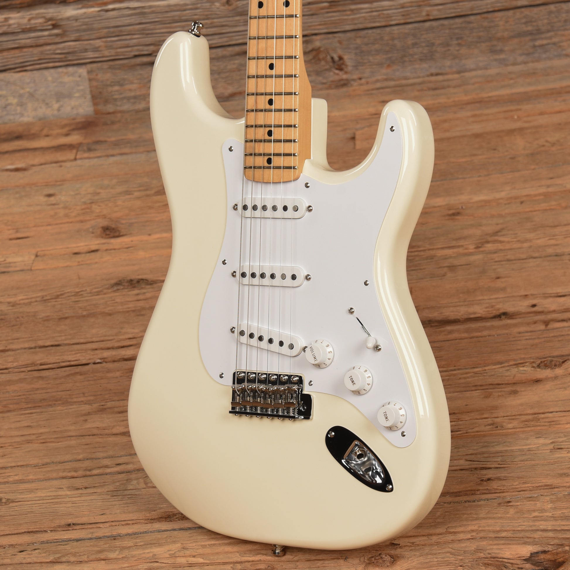 Fender Jimmie Vaughan Tex Mex Stratocaster Olympic White 2018 Electric Guitars / Solid Body