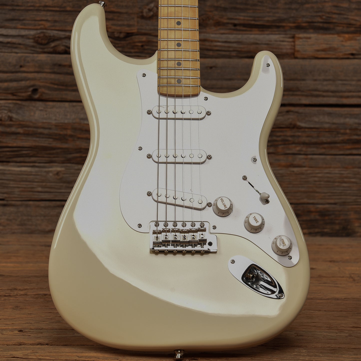 Fender Jimmie Vaughan Tex Mex Stratocaster Olympic White 2018 Electric Guitars / Solid Body