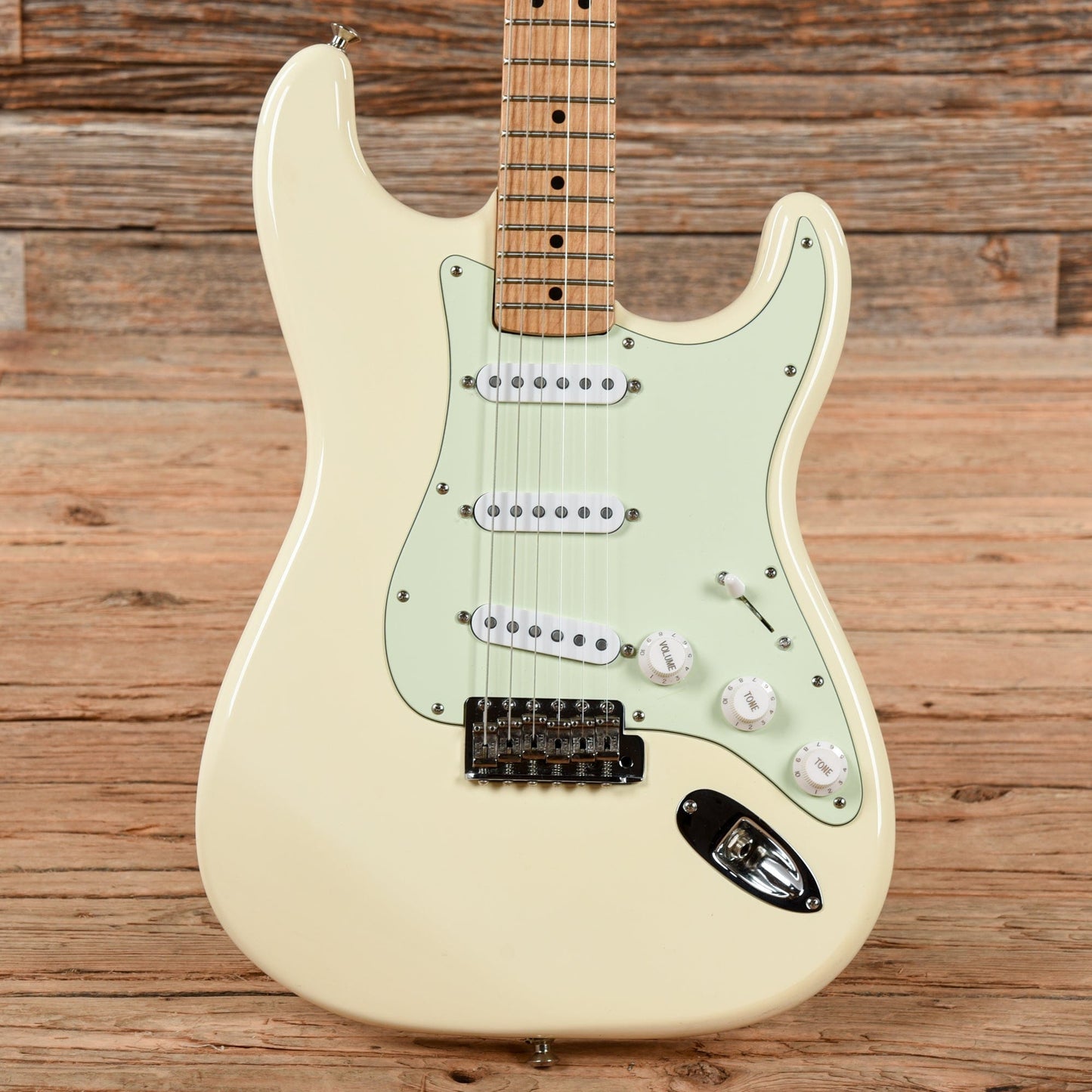 Fender Jimmie Vaughn Tex Mex Signature Stratocaster Olympic White 2006 Electric Guitars / Solid Body