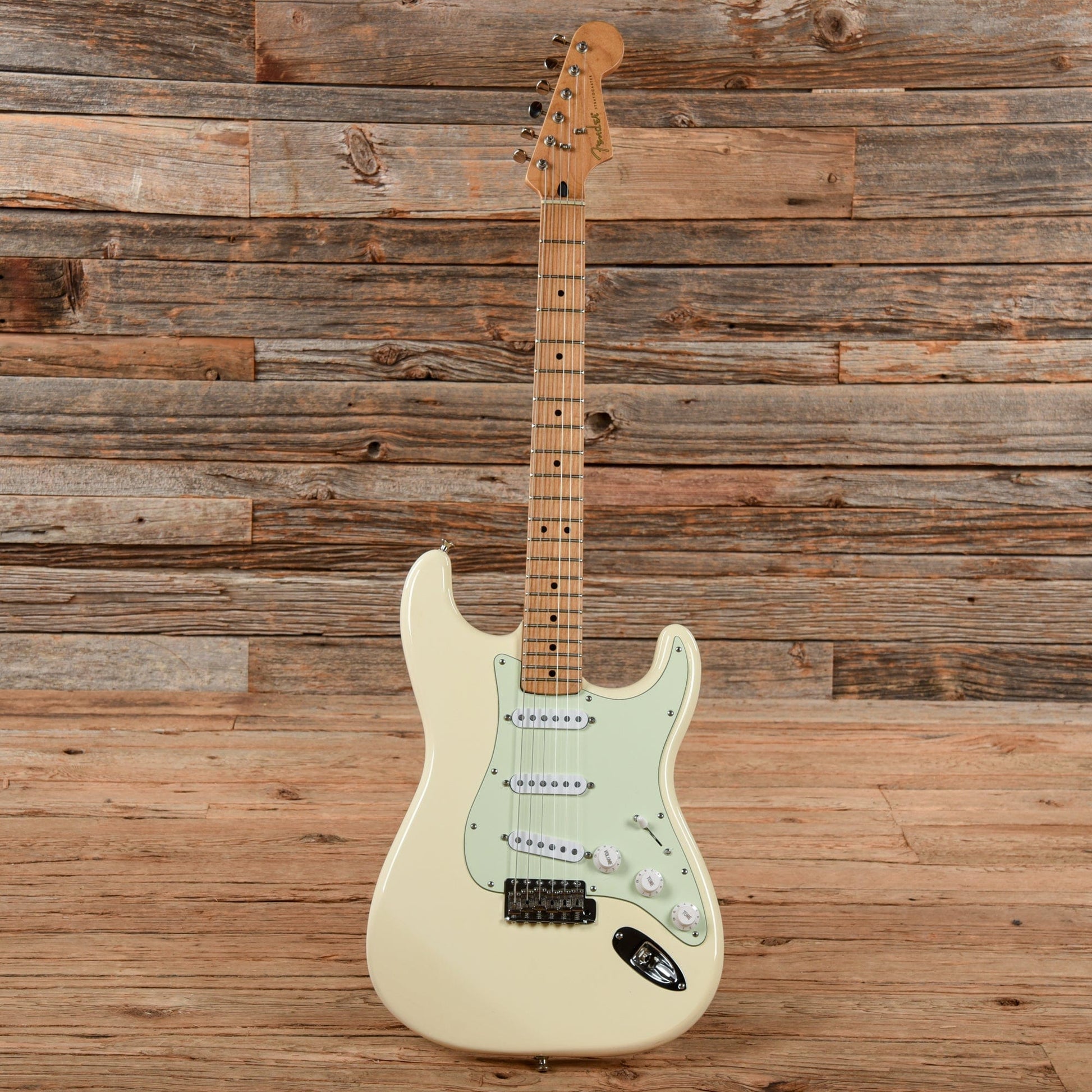 Fender Jimmie Vaughn Tex Mex Signature Stratocaster Olympic White 2006 Electric Guitars / Solid Body