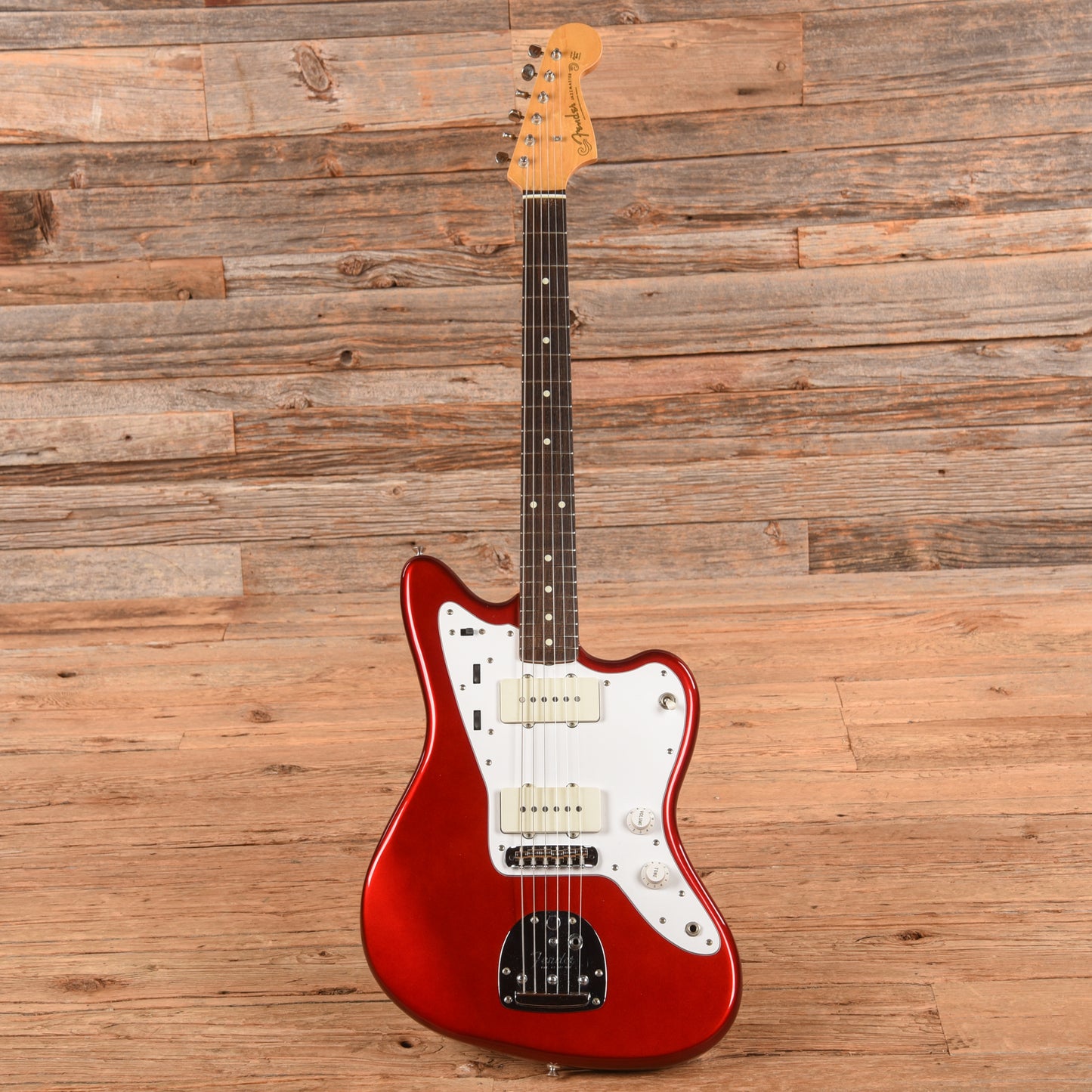Fender JM-66 Jazzmaster Candy Apple Red 1985 Electric Guitars / Solid Body