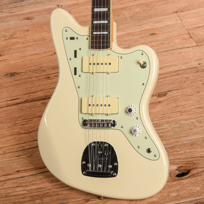 Fender JM-66 Jazzmaster Reissue w/Matching Headcap Olympic White 2014 Electric Guitars / Solid Body