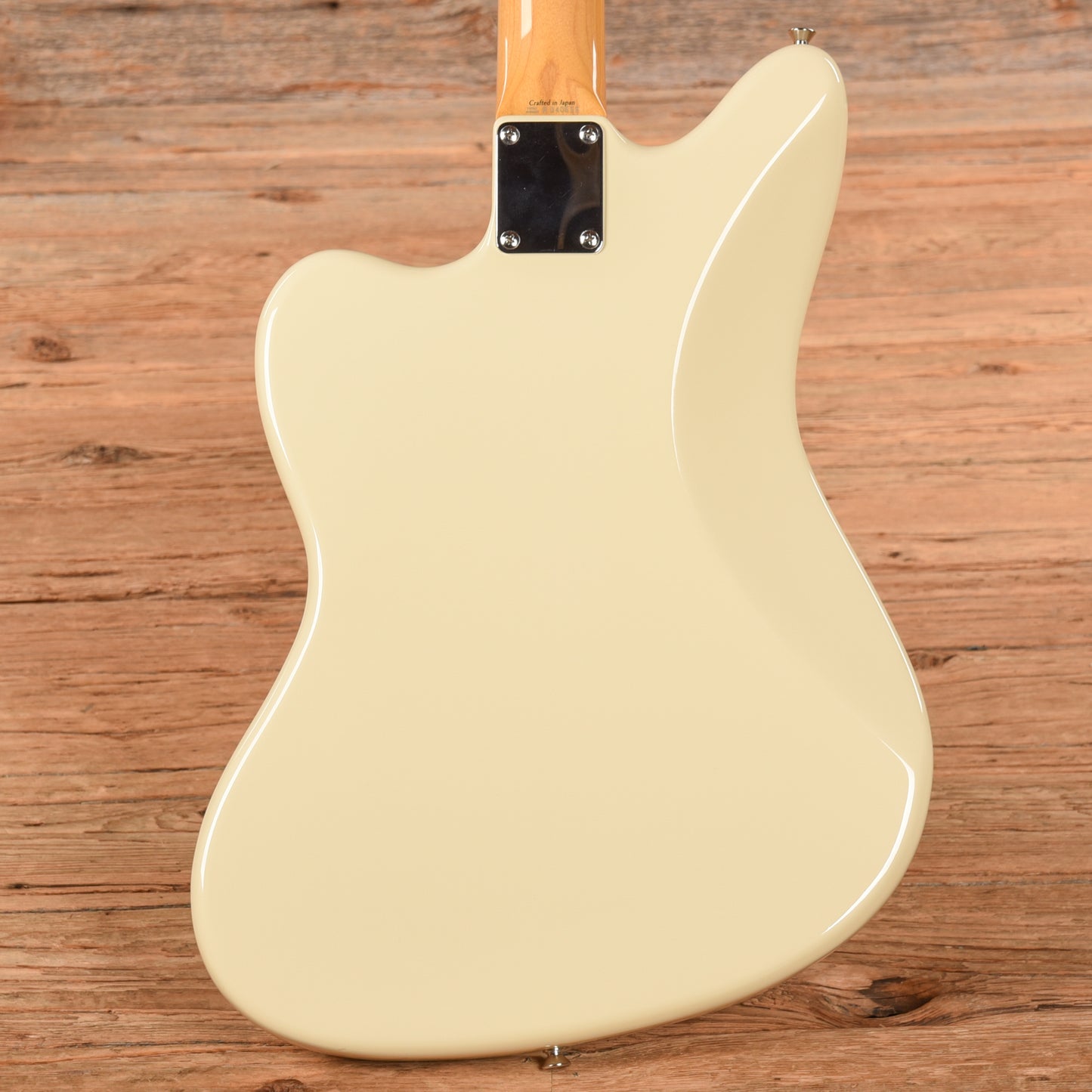 Fender JM-66 Jazzmaster Reissue w/Matching Headcap Olympic White 2014 Electric Guitars / Solid Body