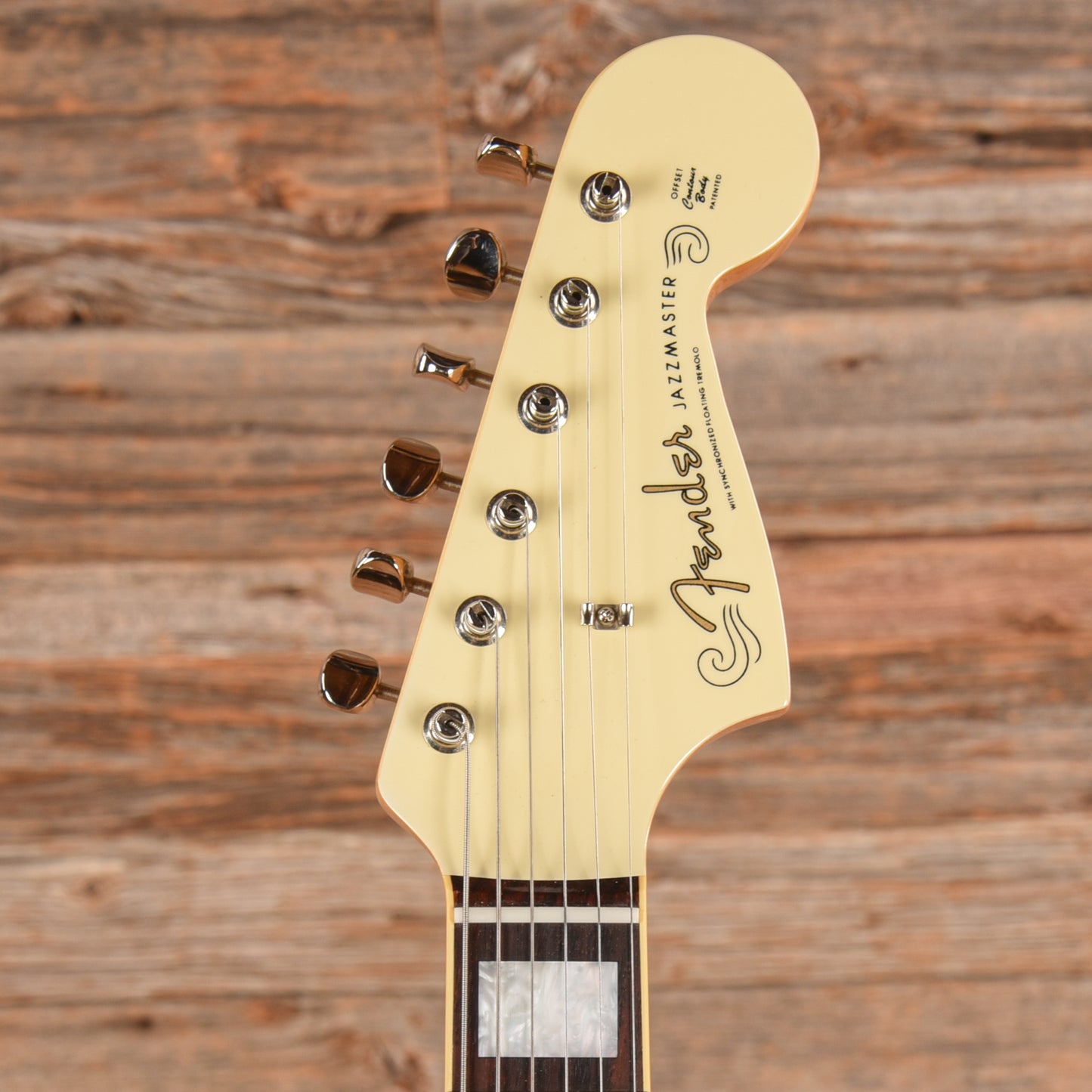Fender JM-66 Jazzmaster Reissue w/Matching Headcap Olympic White 2014 Electric Guitars / Solid Body
