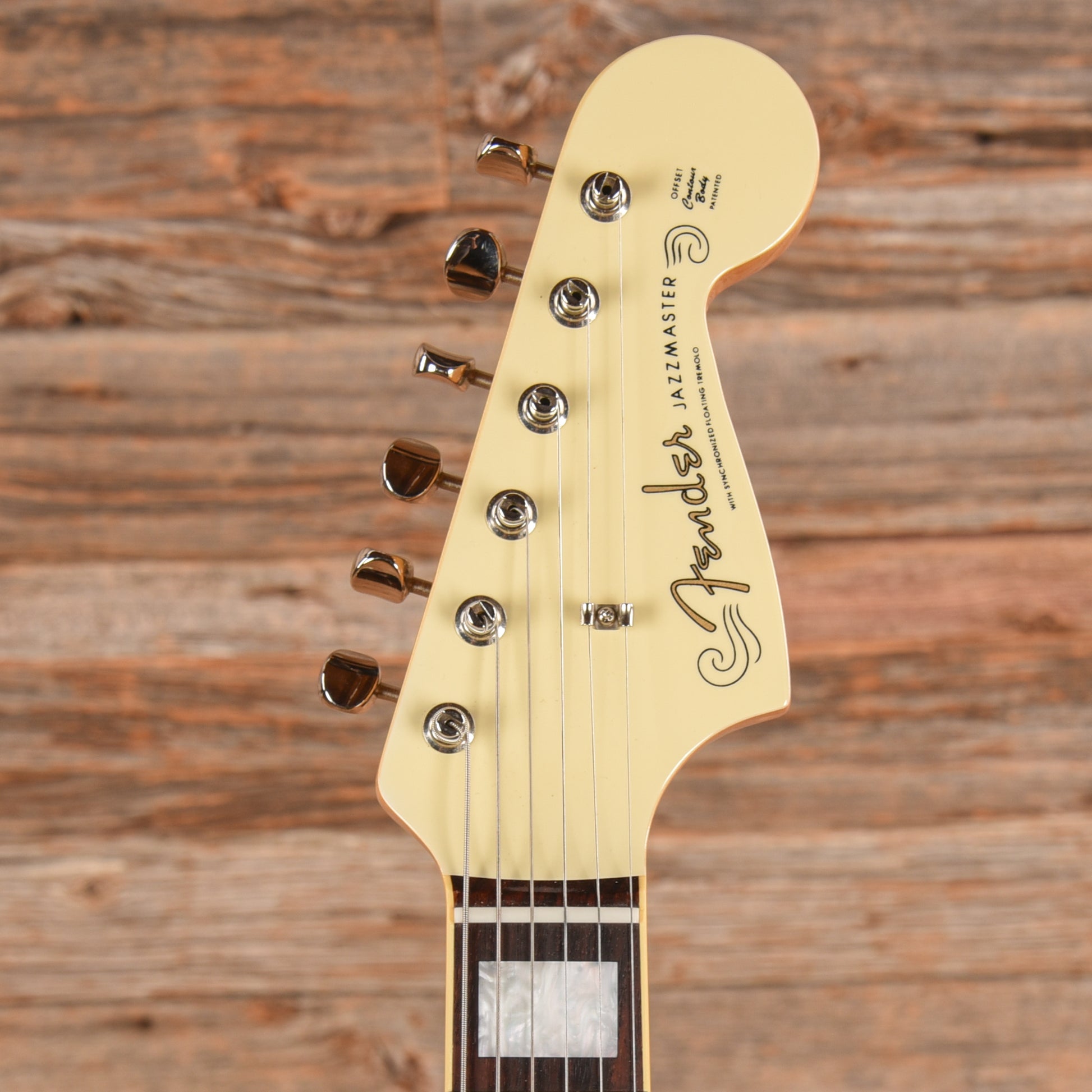 Fender JM-66 Jazzmaster Reissue w/Matching Headcap Olympic White 2014 Electric Guitars / Solid Body