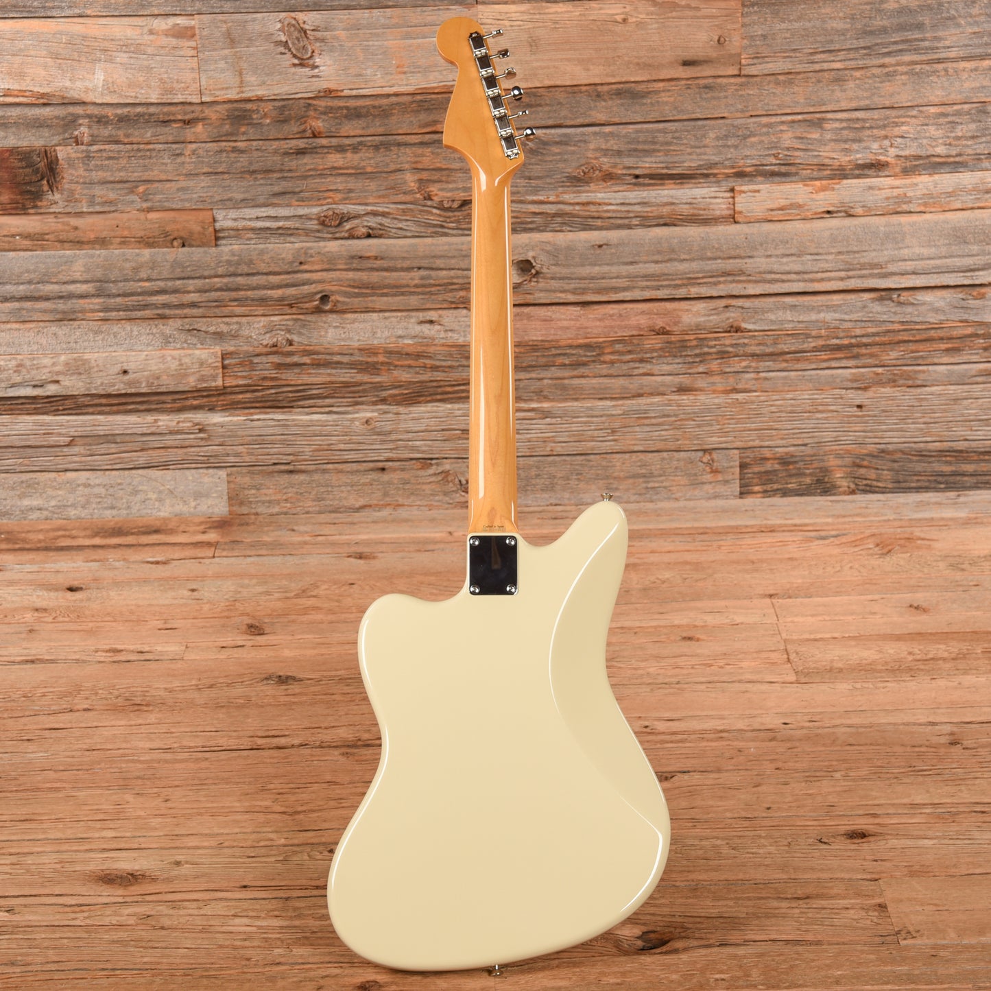 Fender JM-66 Jazzmaster Reissue w/Matching Headcap Olympic White 2014 Electric Guitars / Solid Body