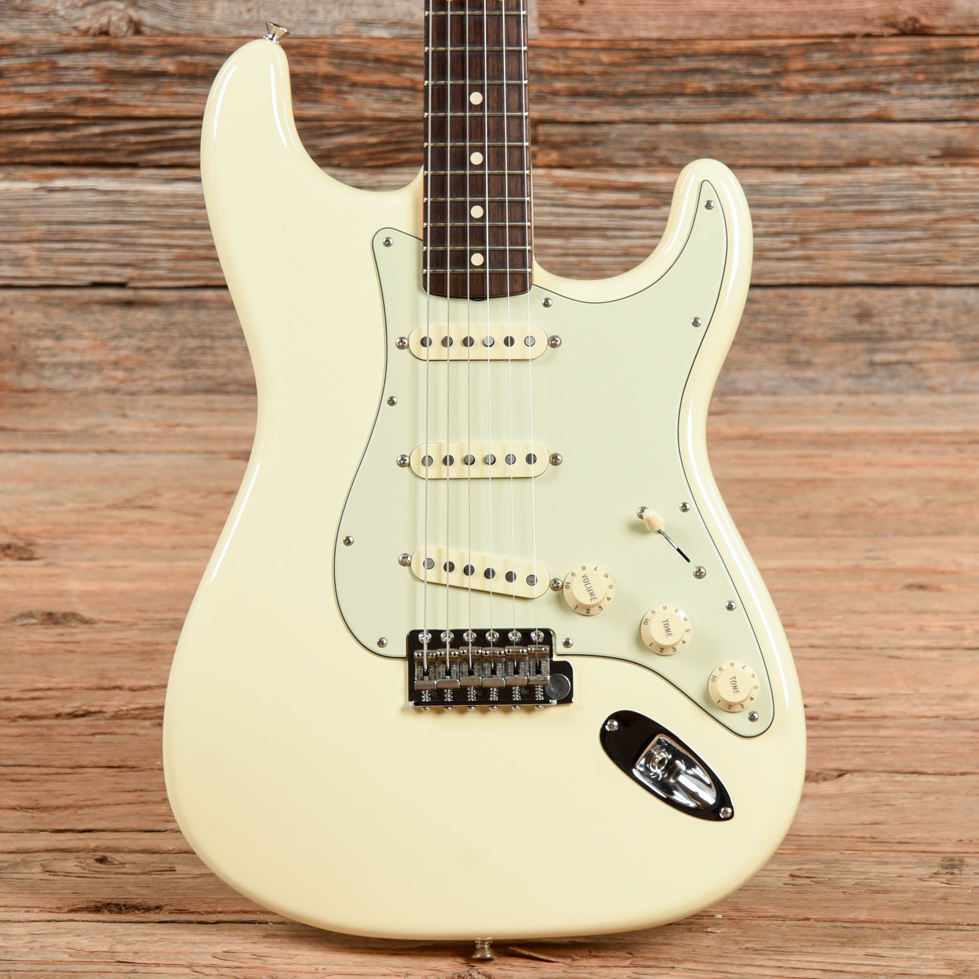 Fender John Mayer Stratocaster Olympic White 2014 Electric Guitars / Solid Body